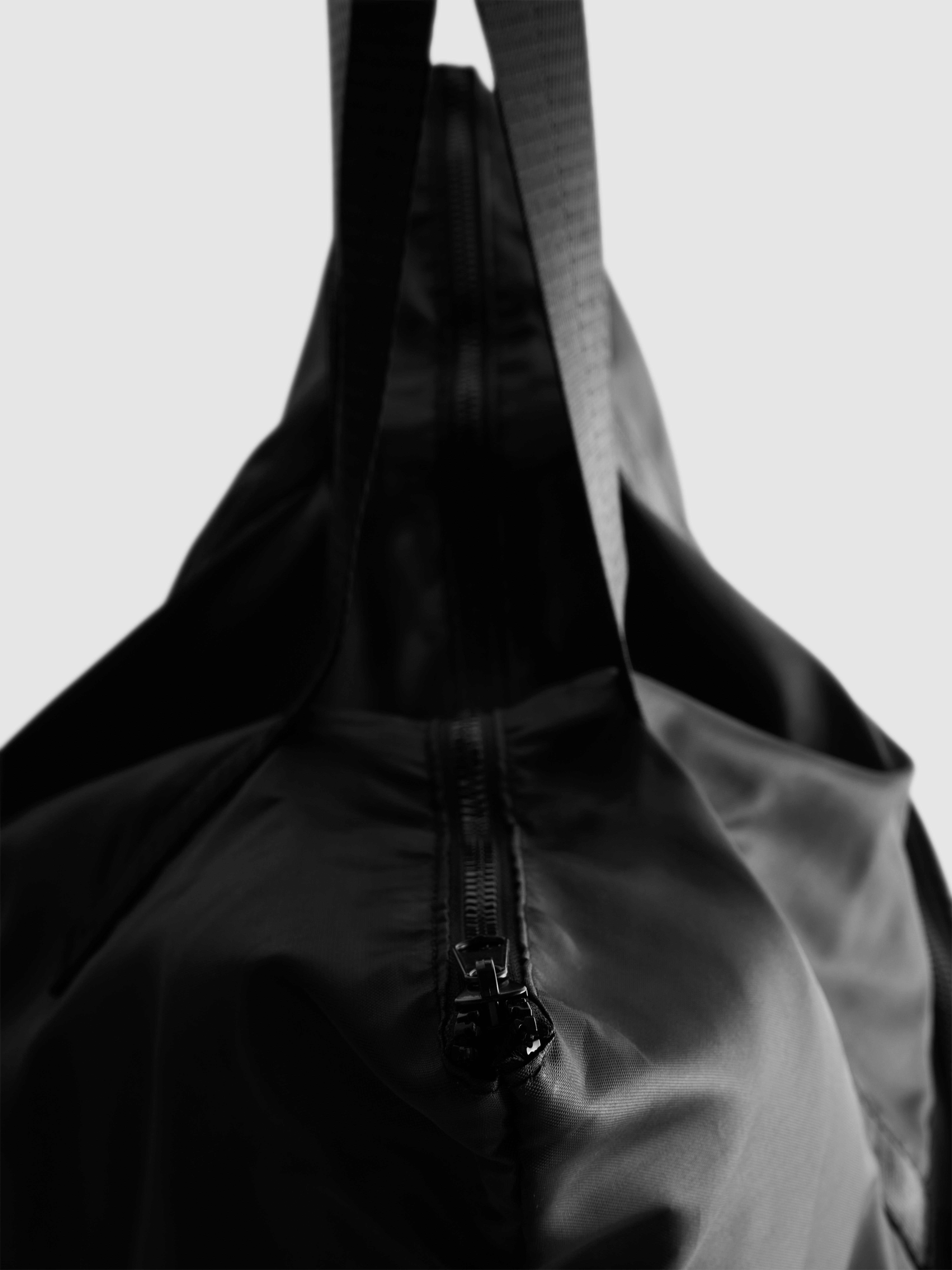 Women's Black Pack and Go Shopper Bag