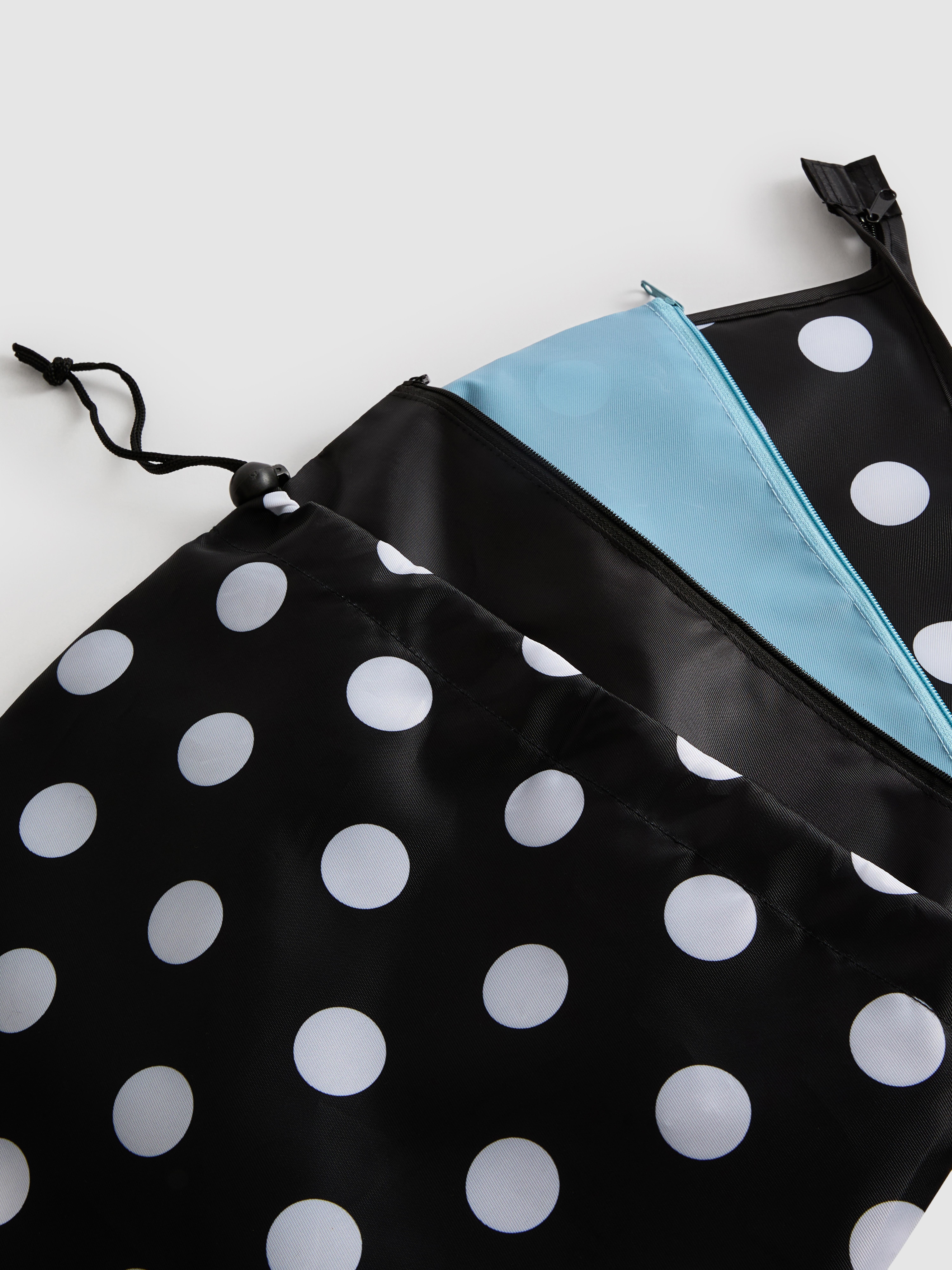 Women's Black Pack and Go Shopper Bag