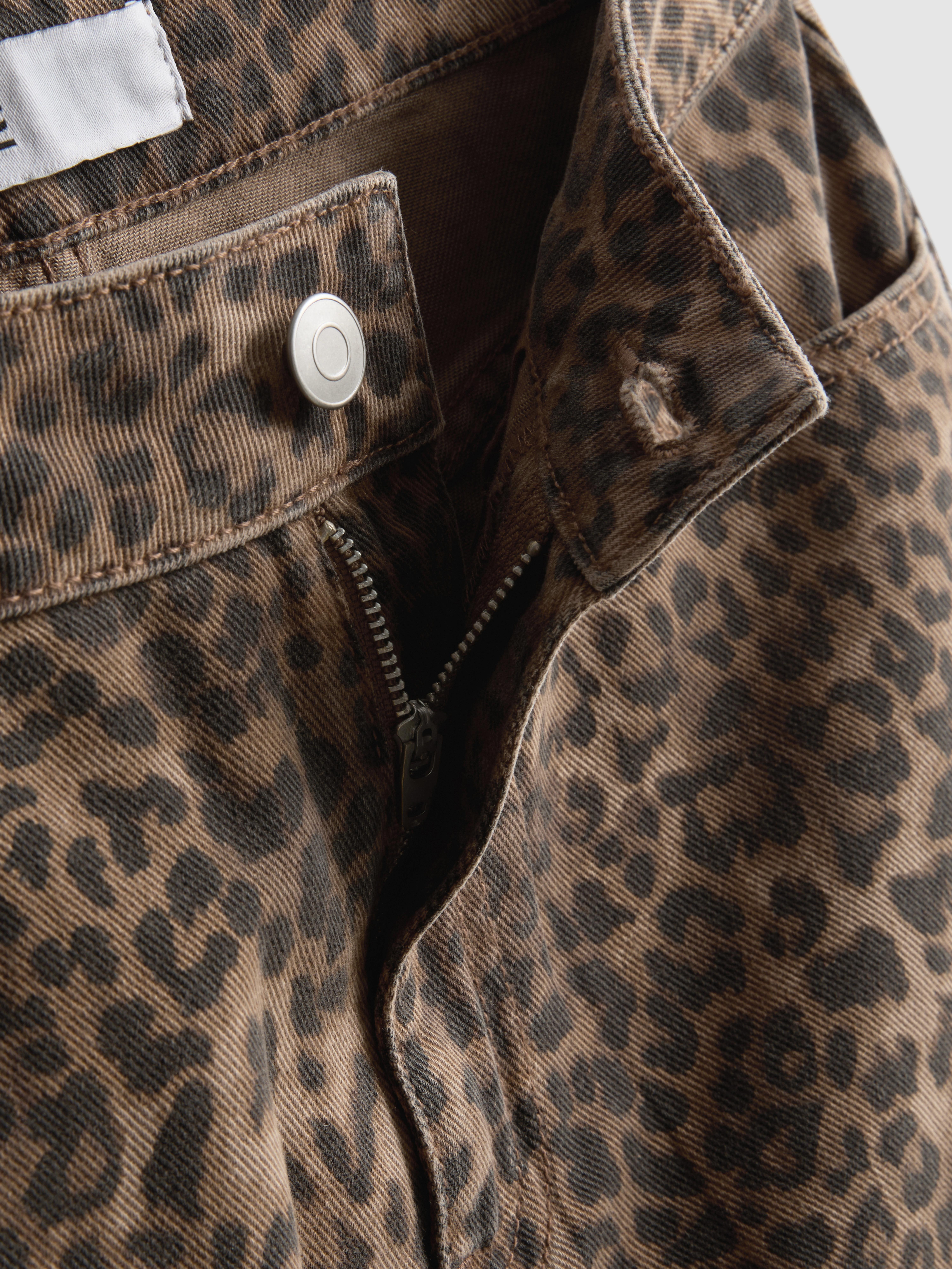 The Primark Scene | Denim Leopard Mini Skirt