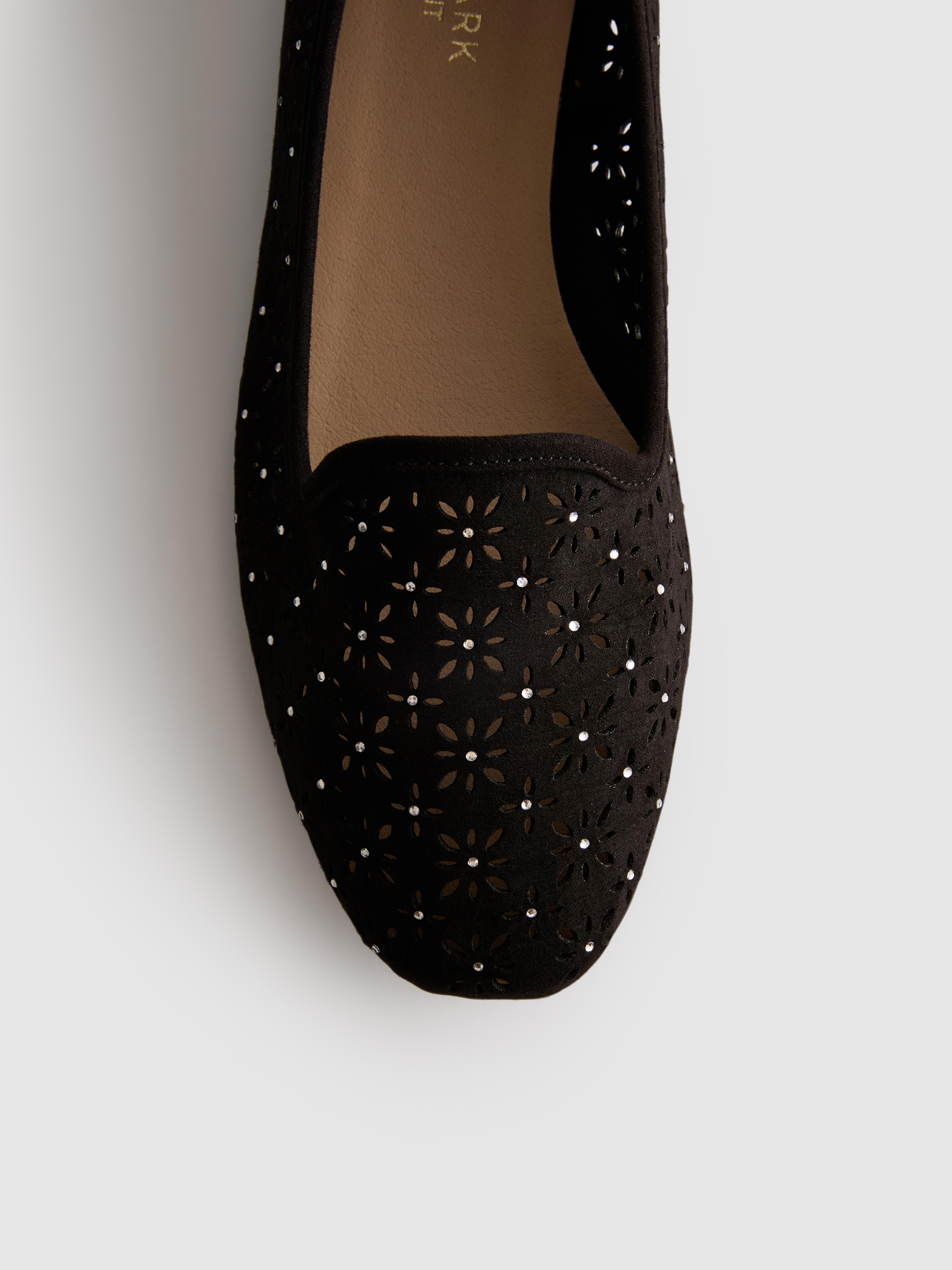 Baleríny s průstřihem bez podpatku