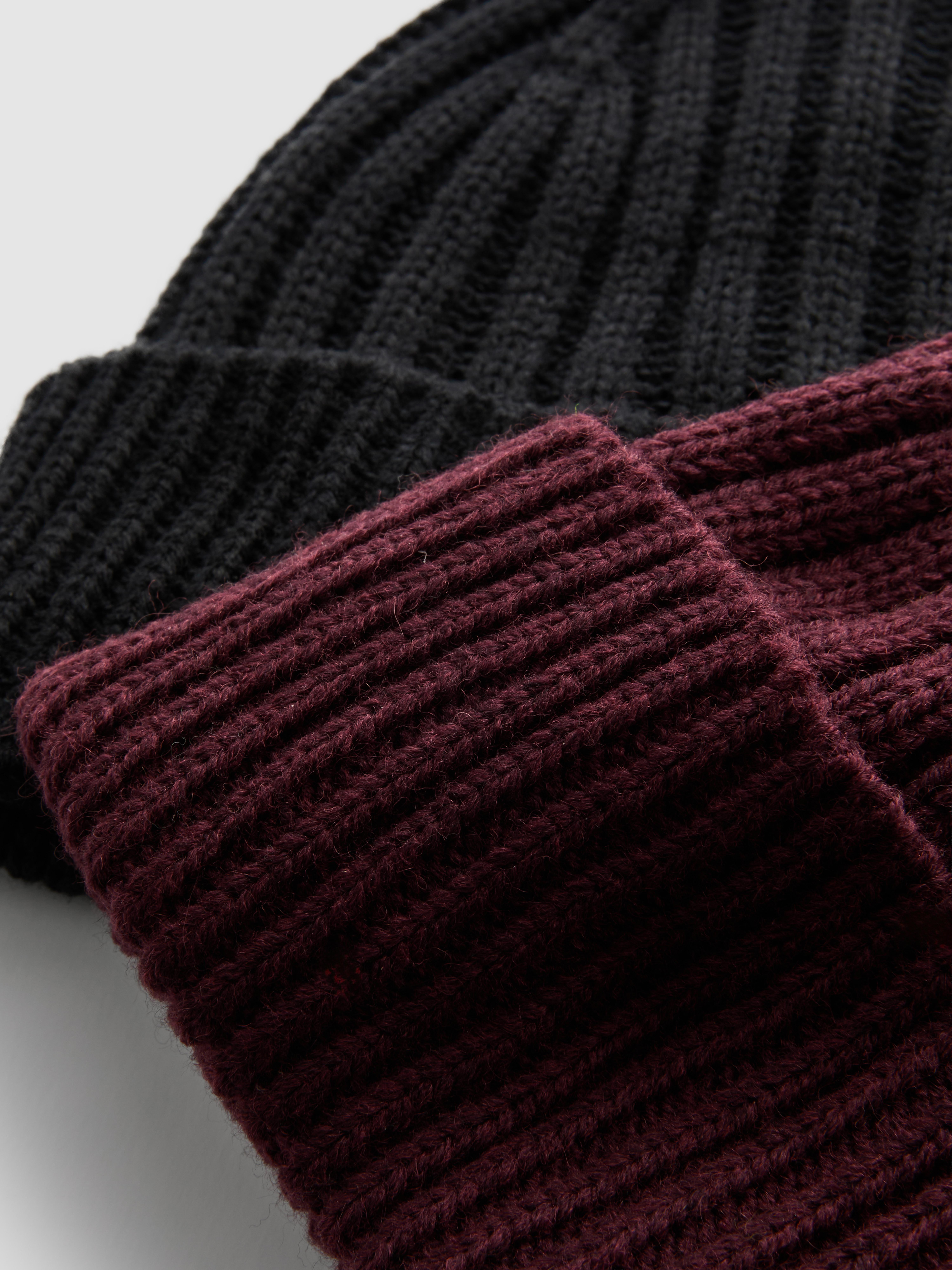 2pk Ribbed Beanie Hats