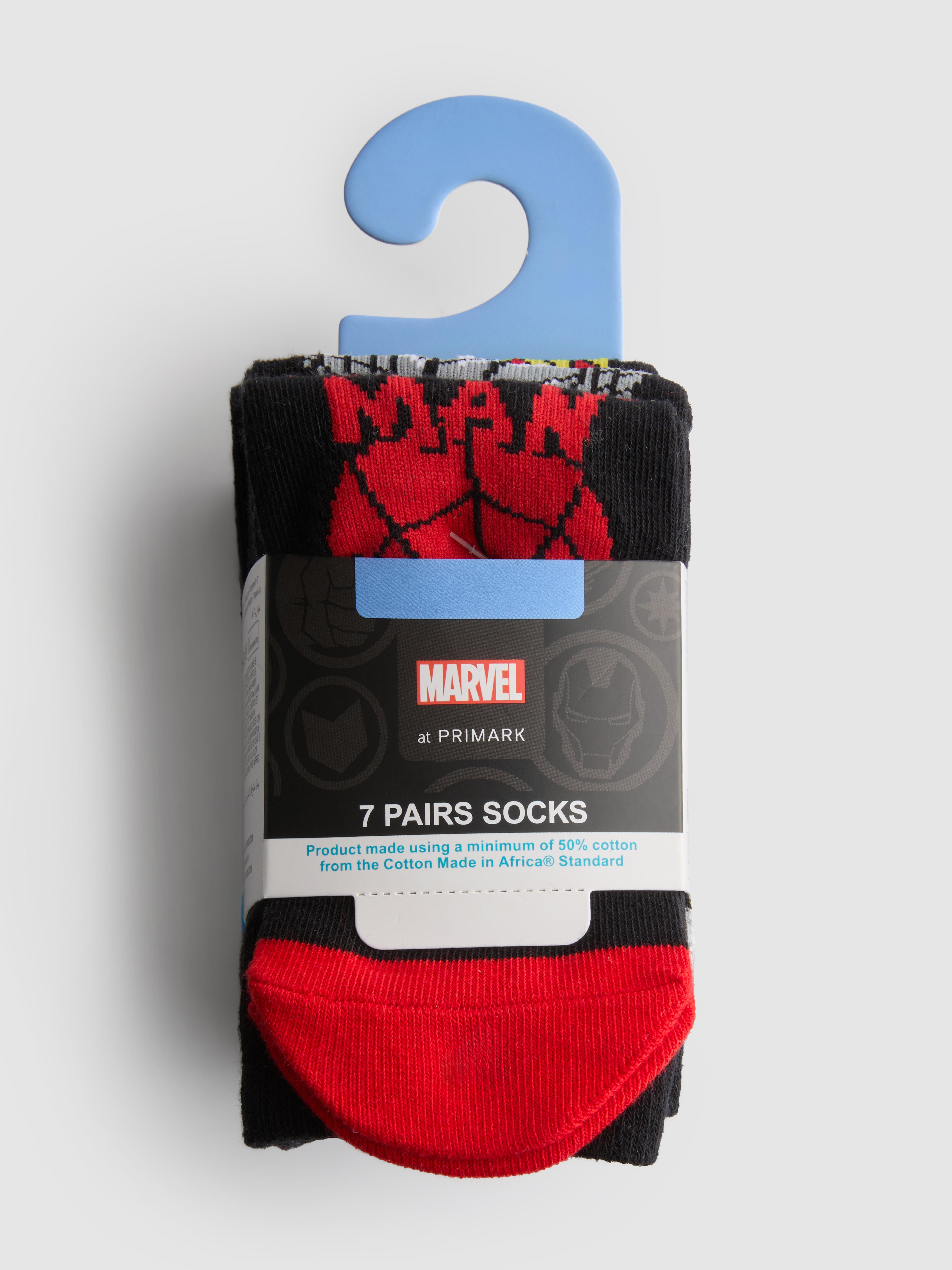 Pack de 7 pares de calcetines tobilleros de Marvel