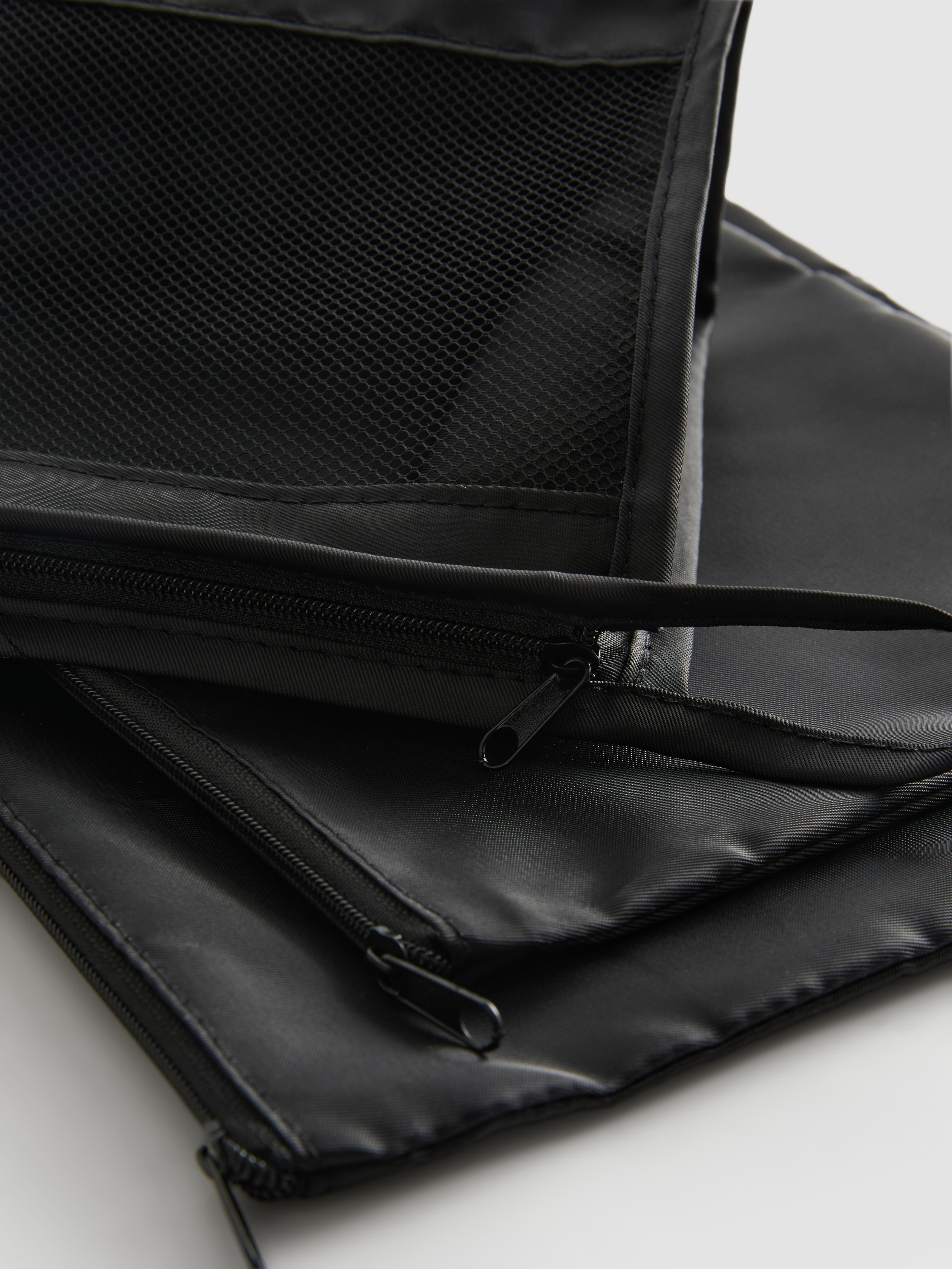 Black 8pk Travel Packing Cubes