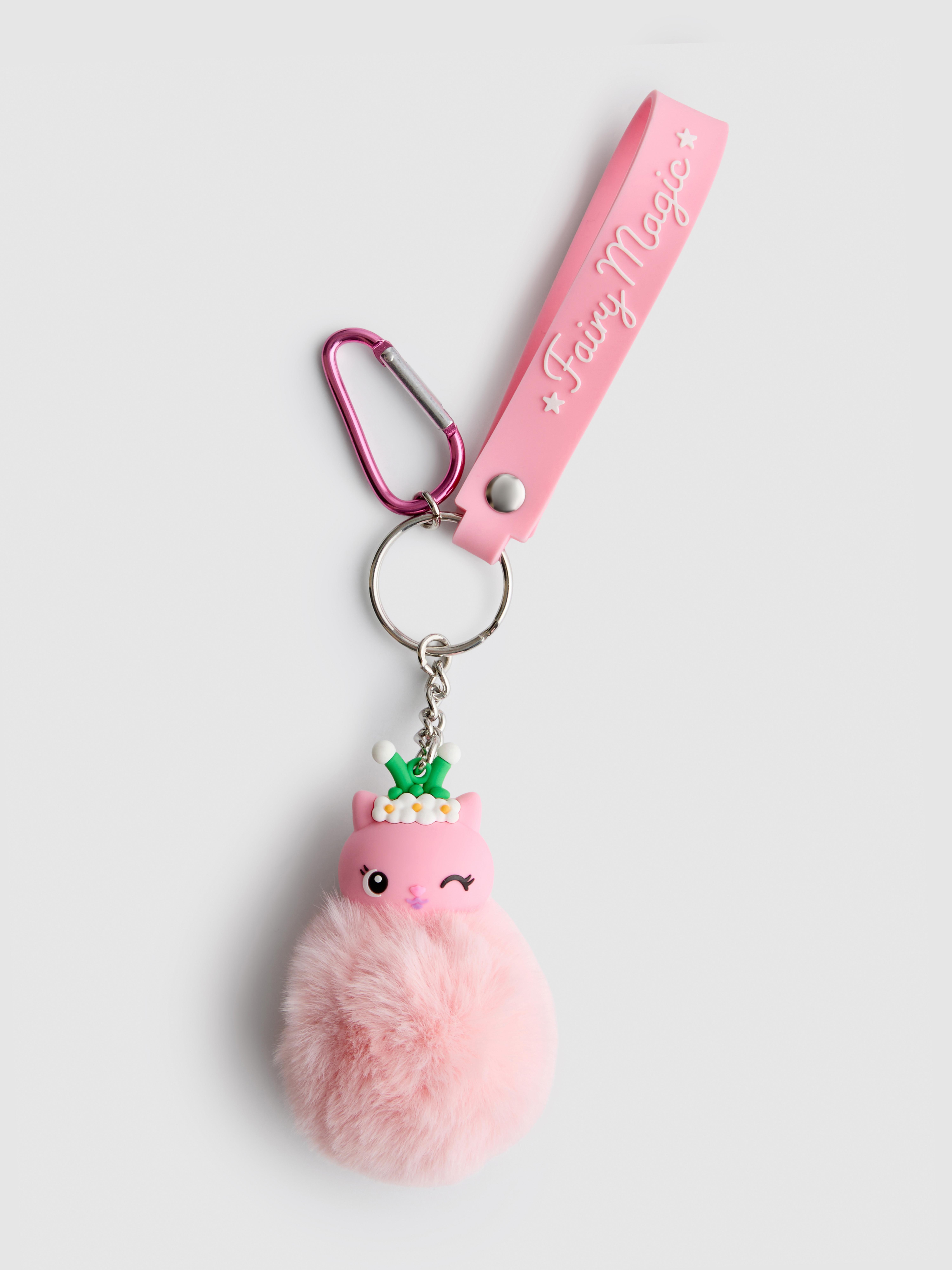 Gabby's Dollhouse Fuzzy Travel Keychain