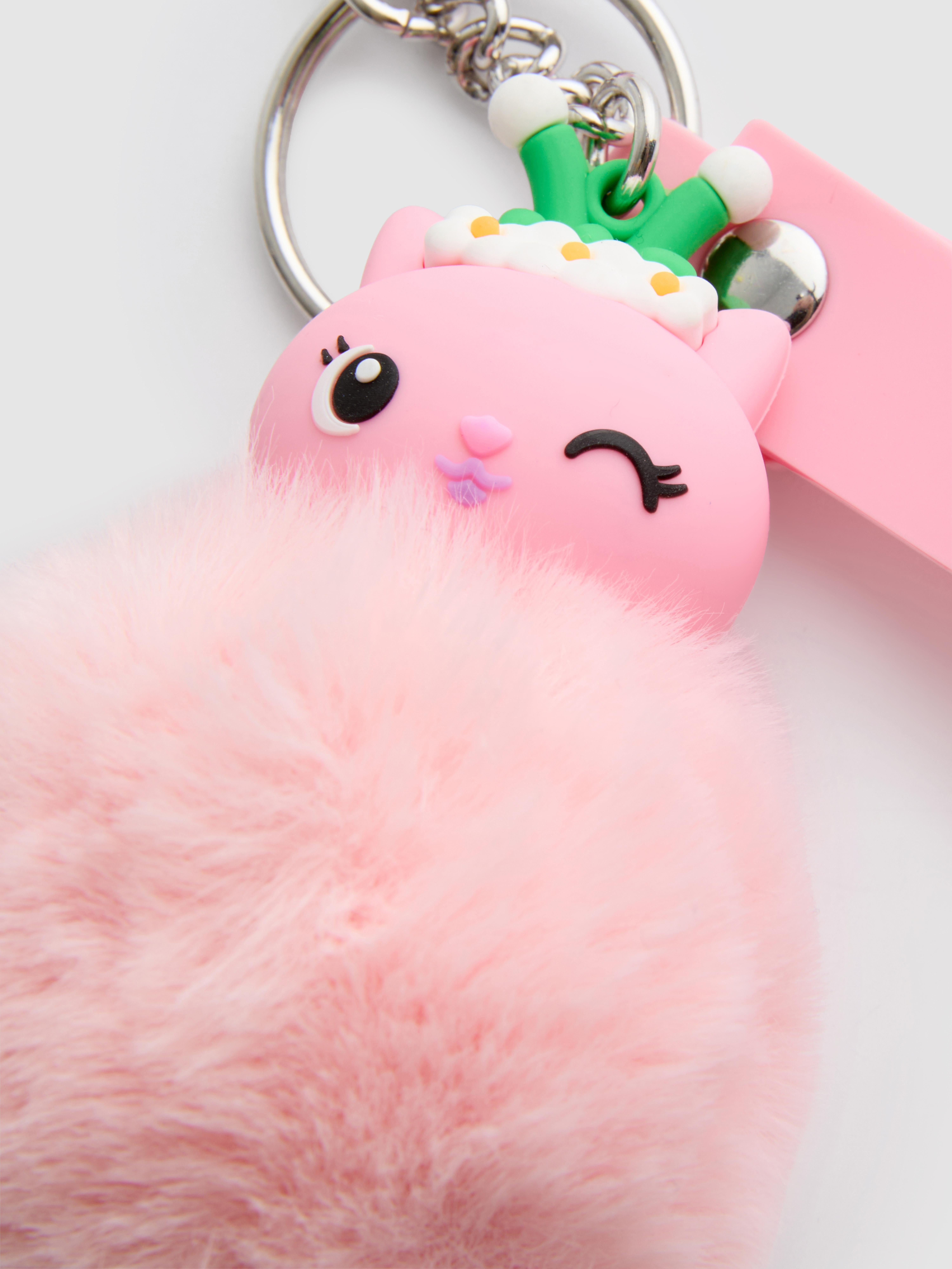 Gabby's Dollhouse Fuzzy Travel Keychain