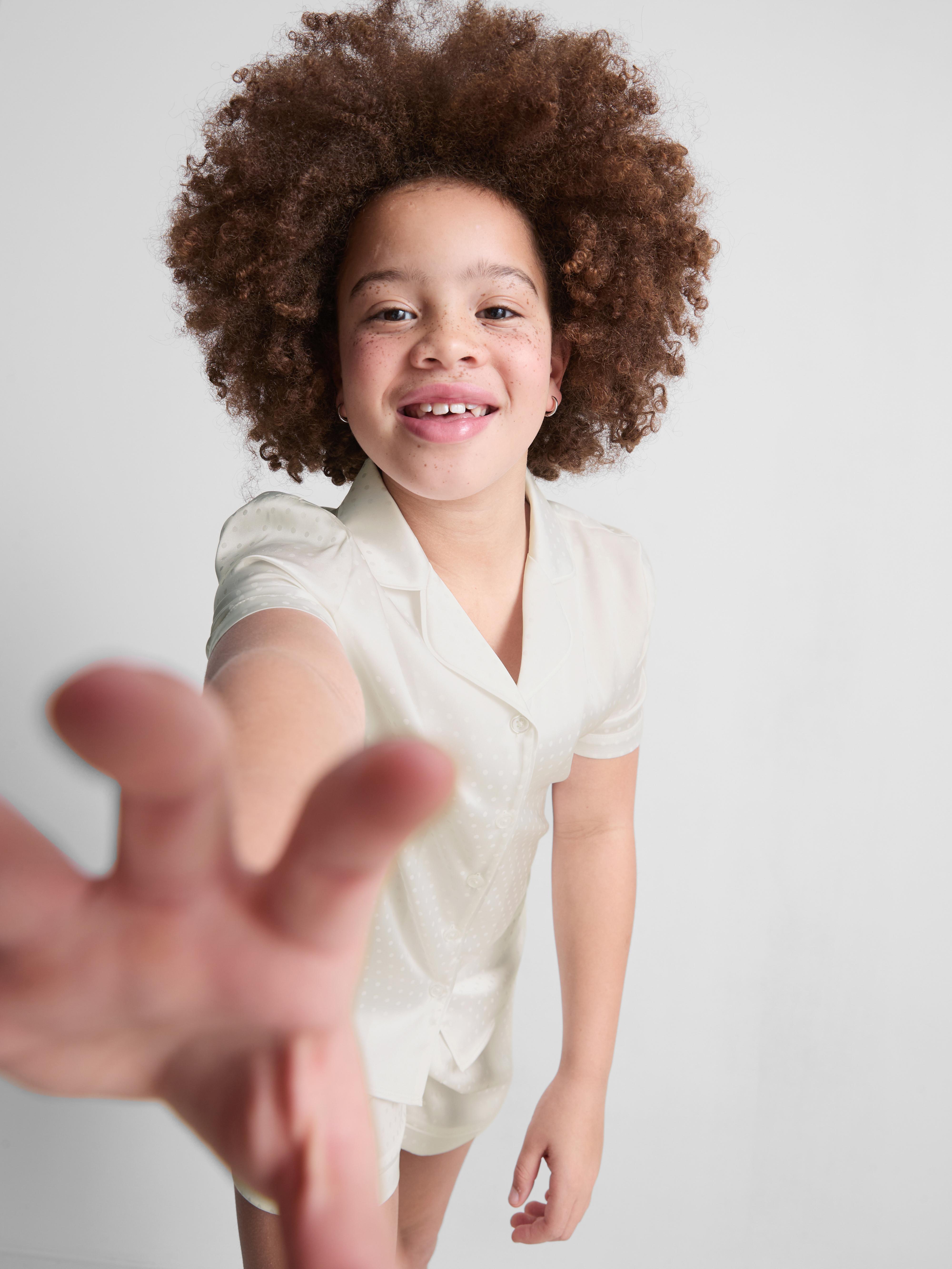 5-15yrs | Satin Short Shirt Pyjamas