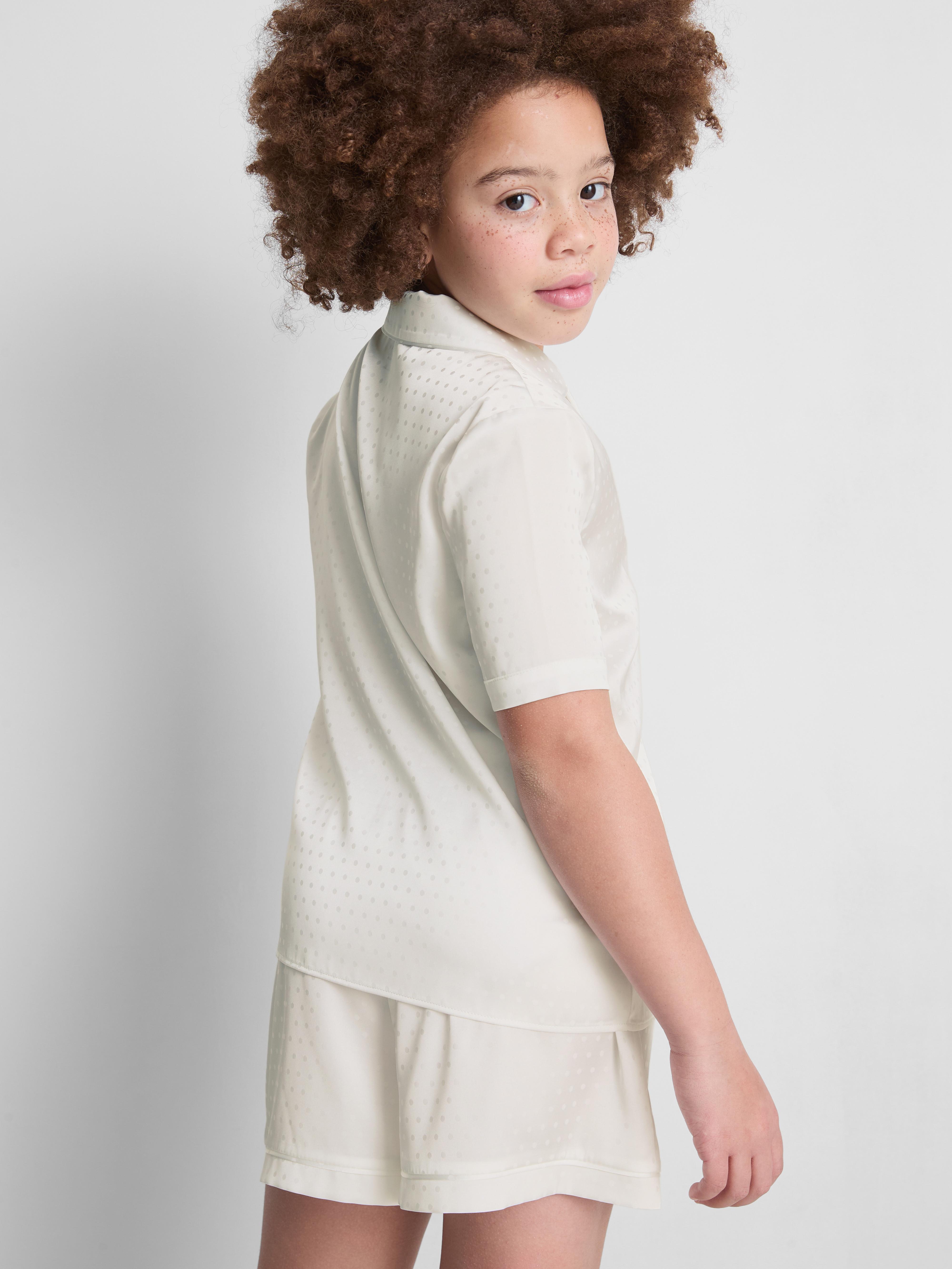 5-15yrs | Satin Short Shirt Pyjamas