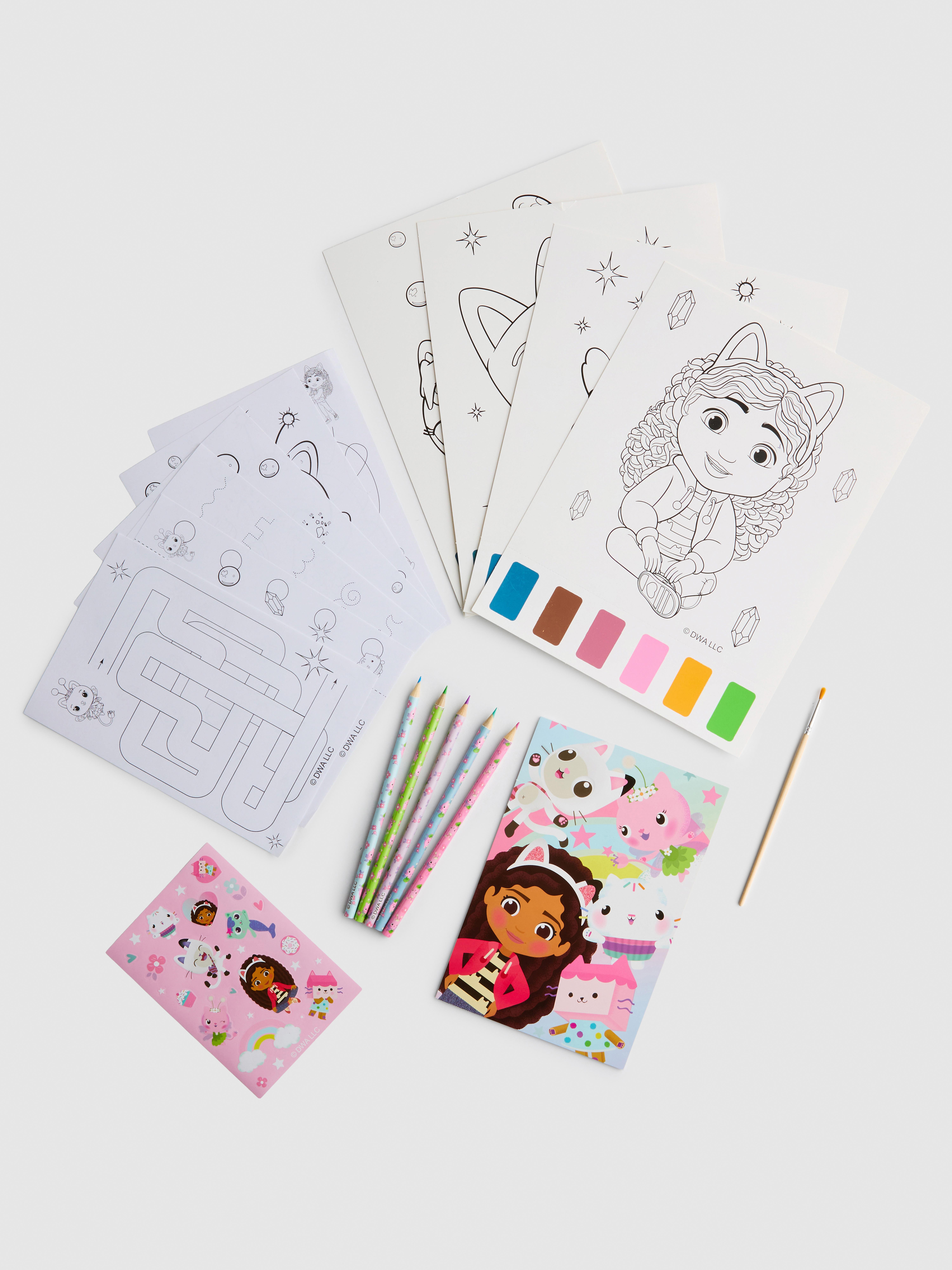 Zestaw kreatywny z motywem Kociego Domku Gabi