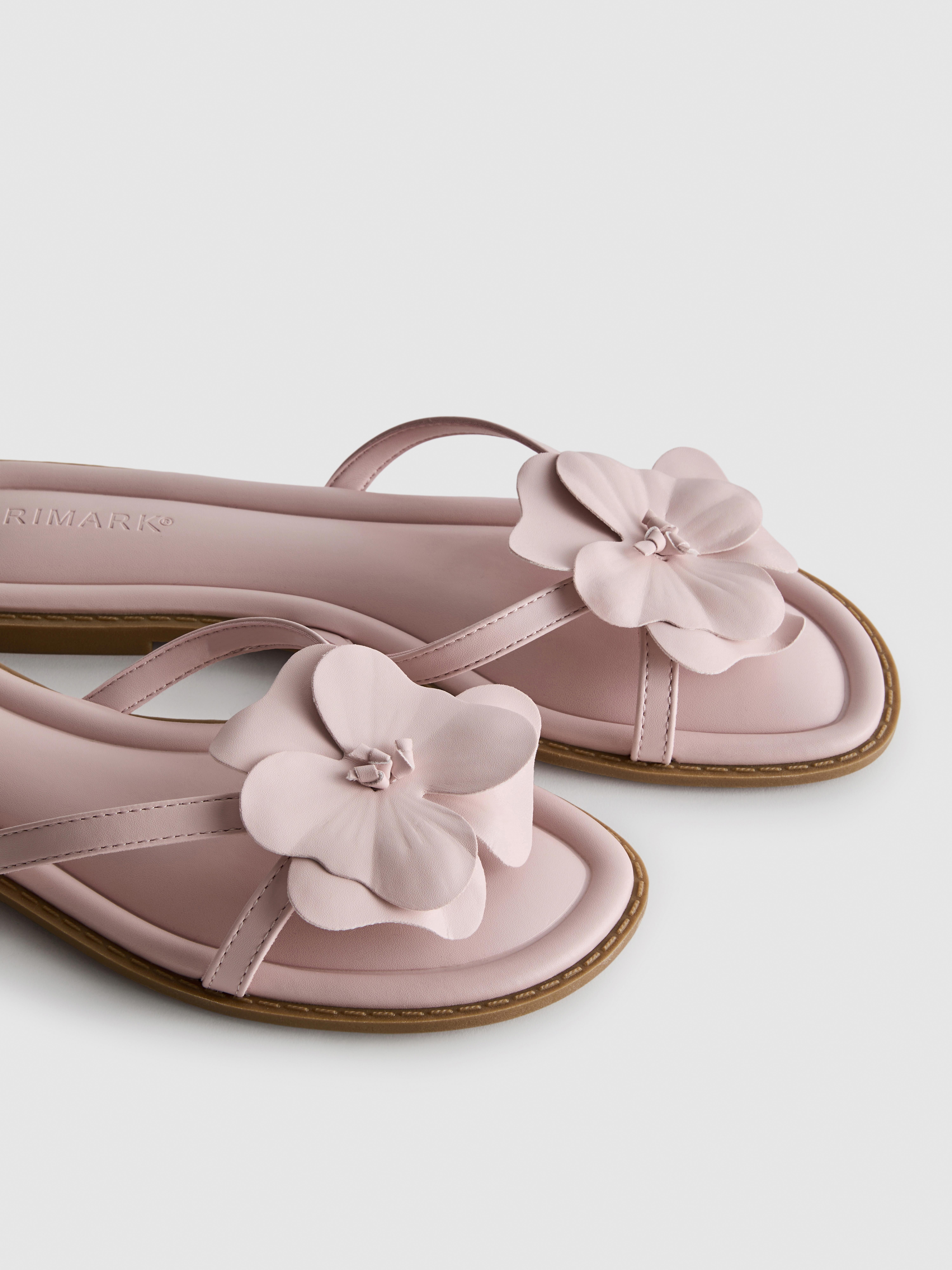 Flower Mule Sandals