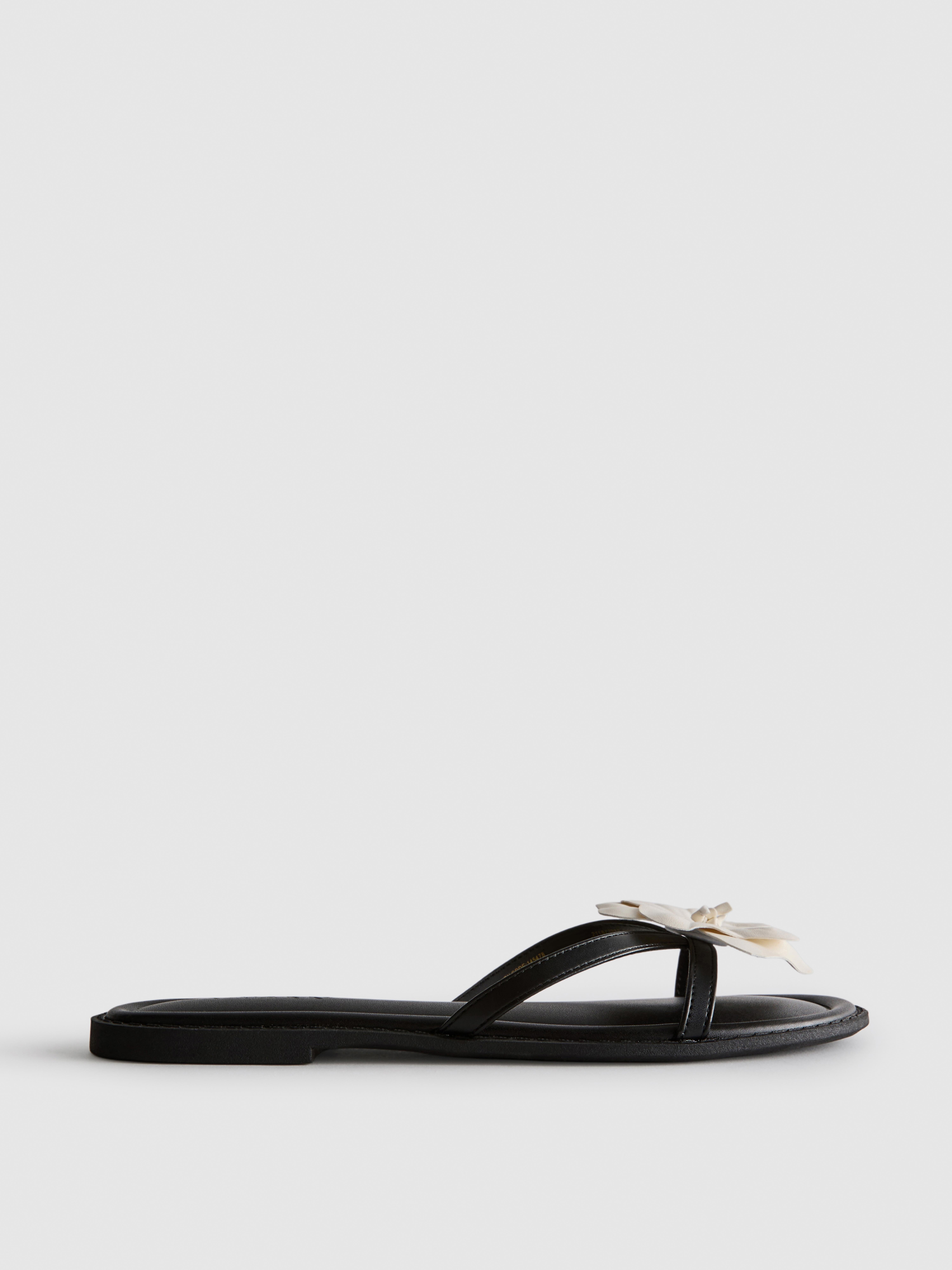 Sandali sabot con fiori