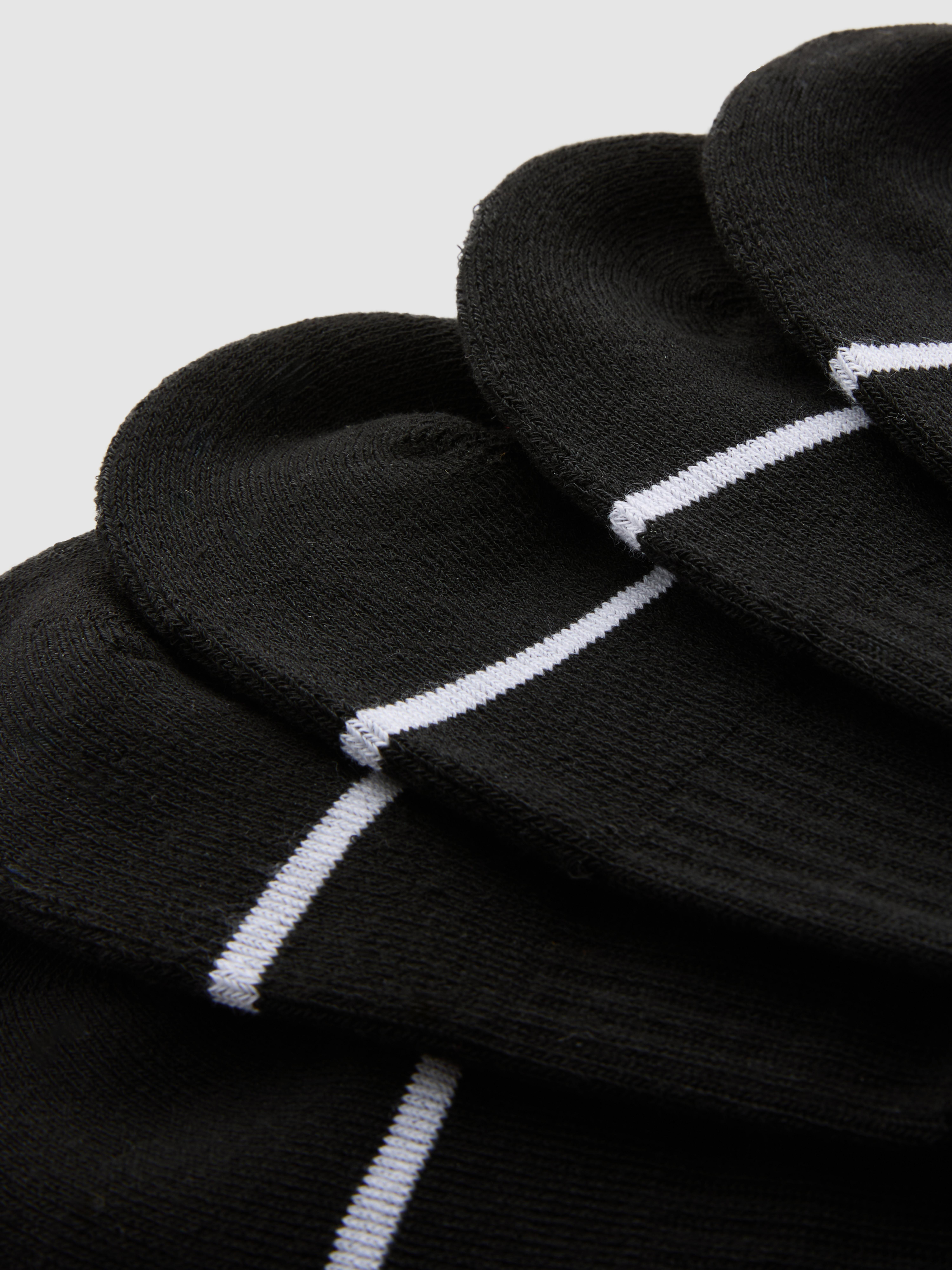 Men's Black 5pk Active Sports Socks