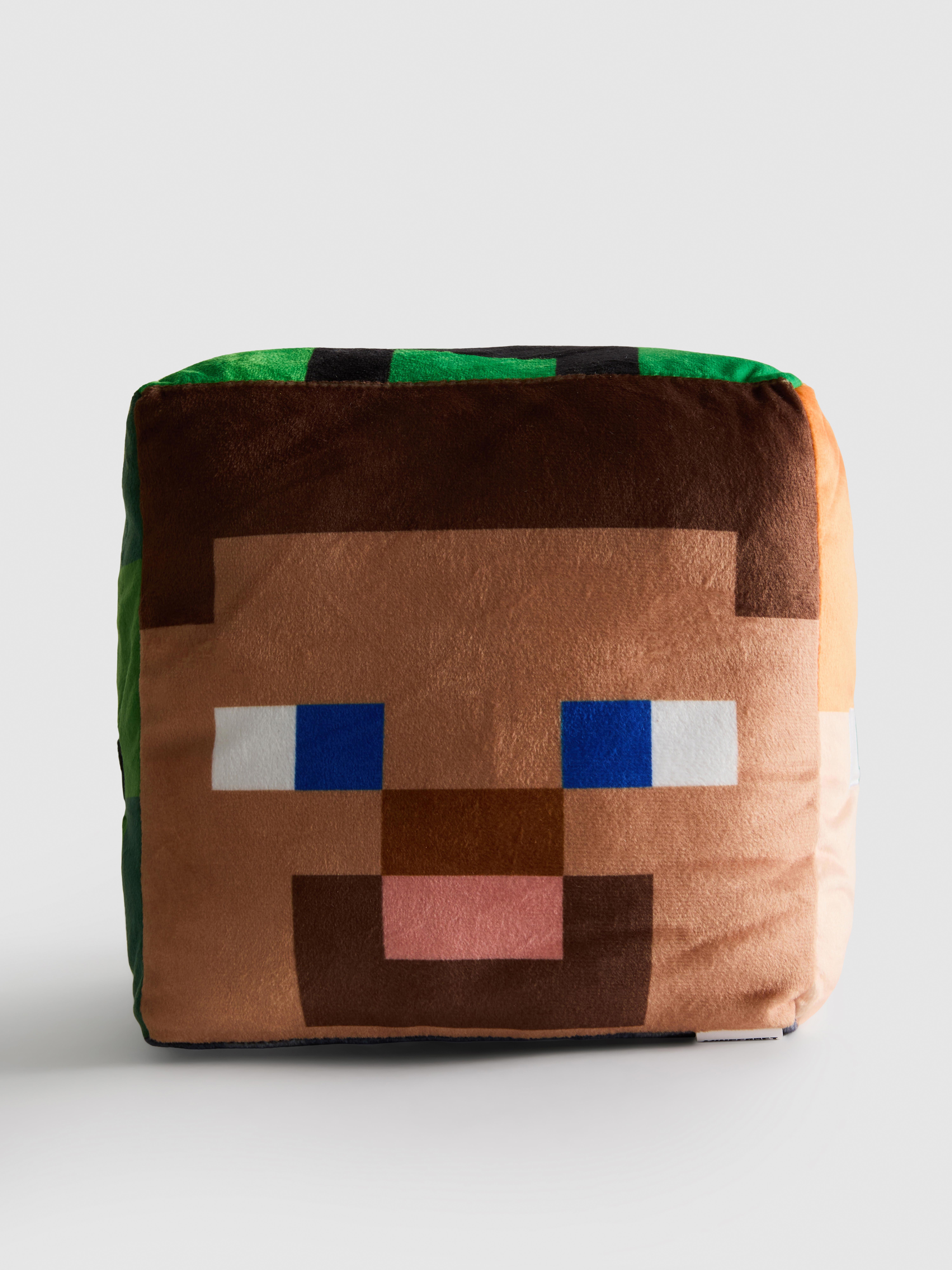 Blokvormig kussen met print Minecraft