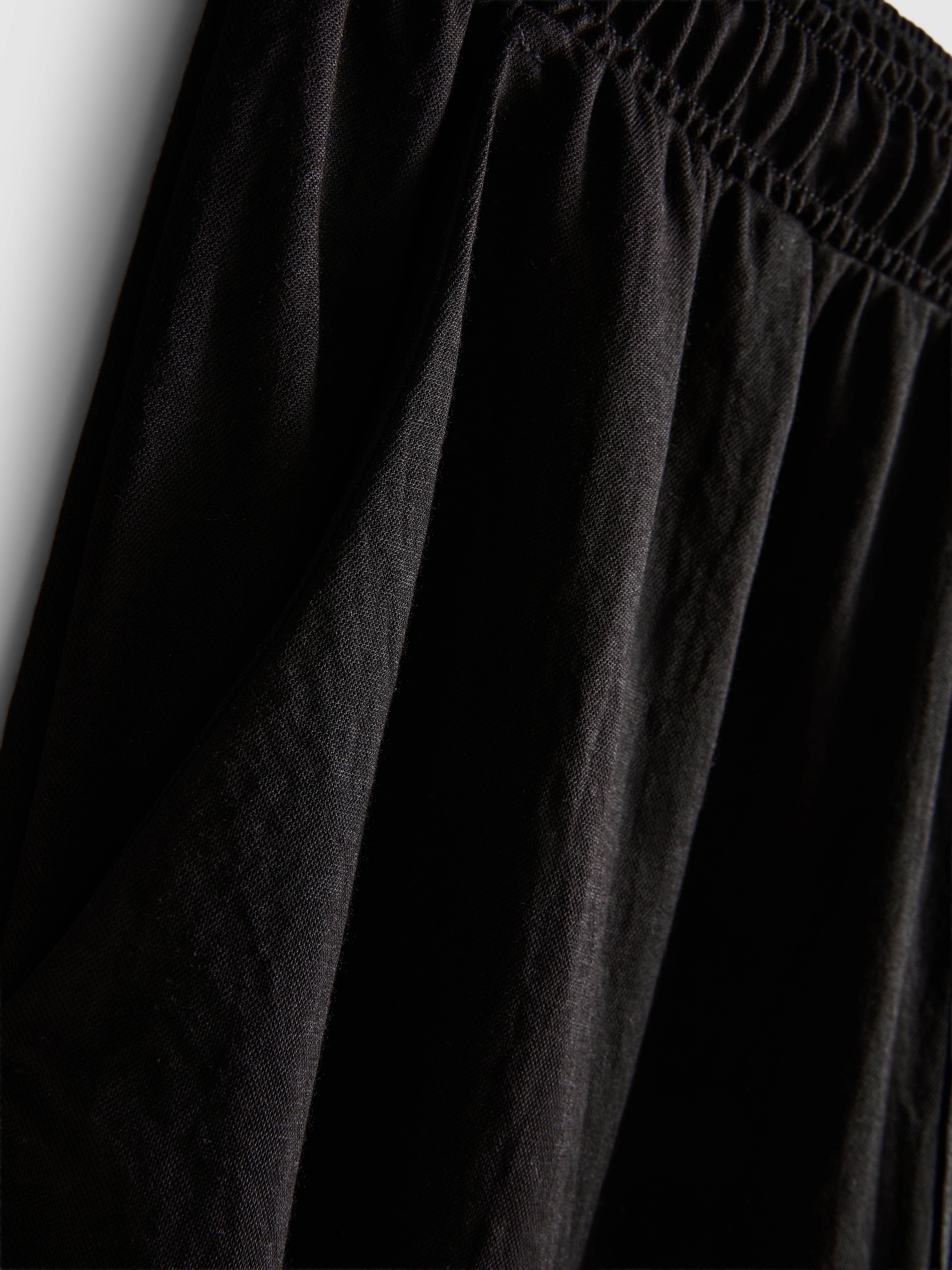 Pantalones de pernera ancha con textura