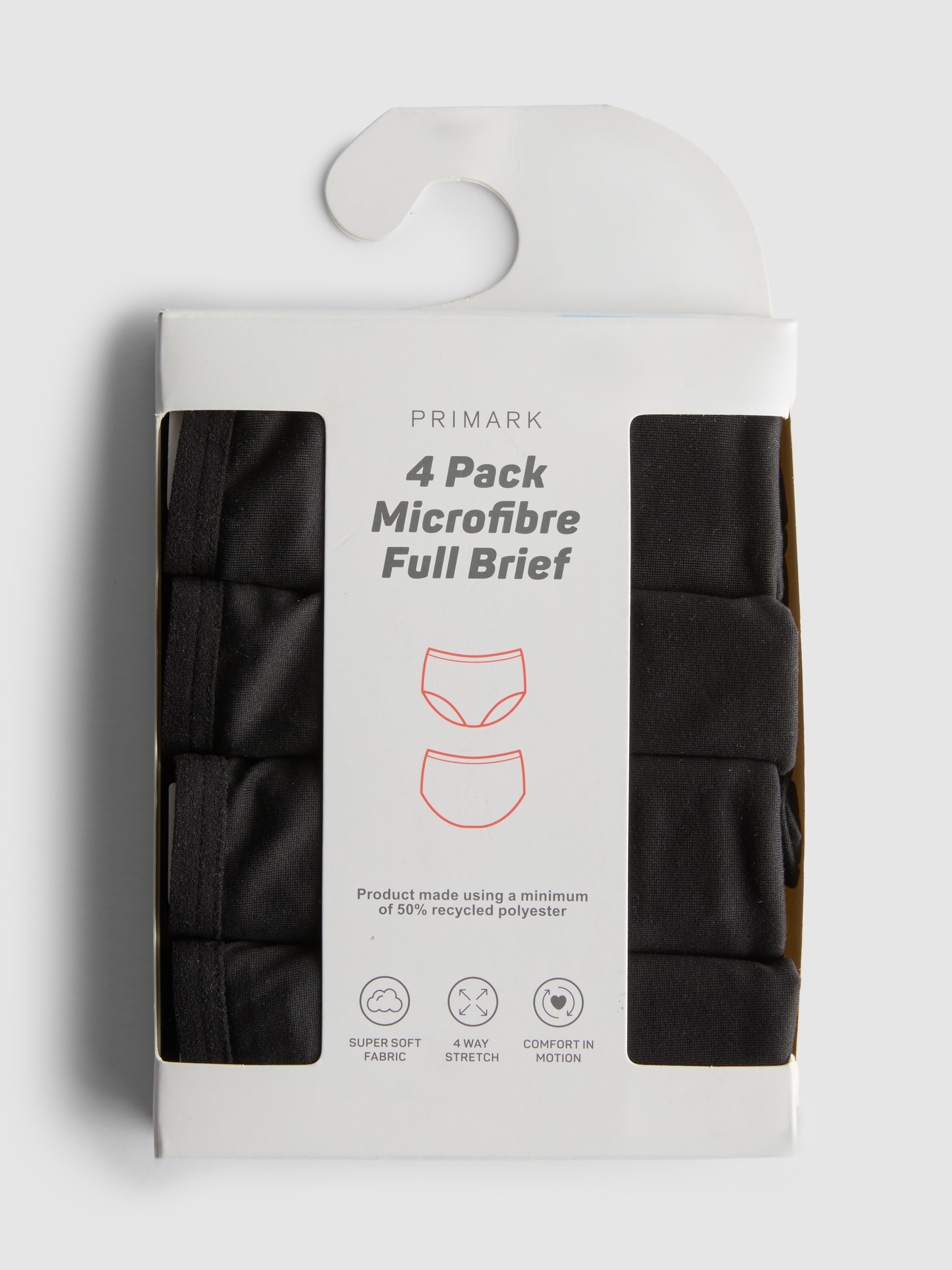 4pk Microfiber Full Briefs