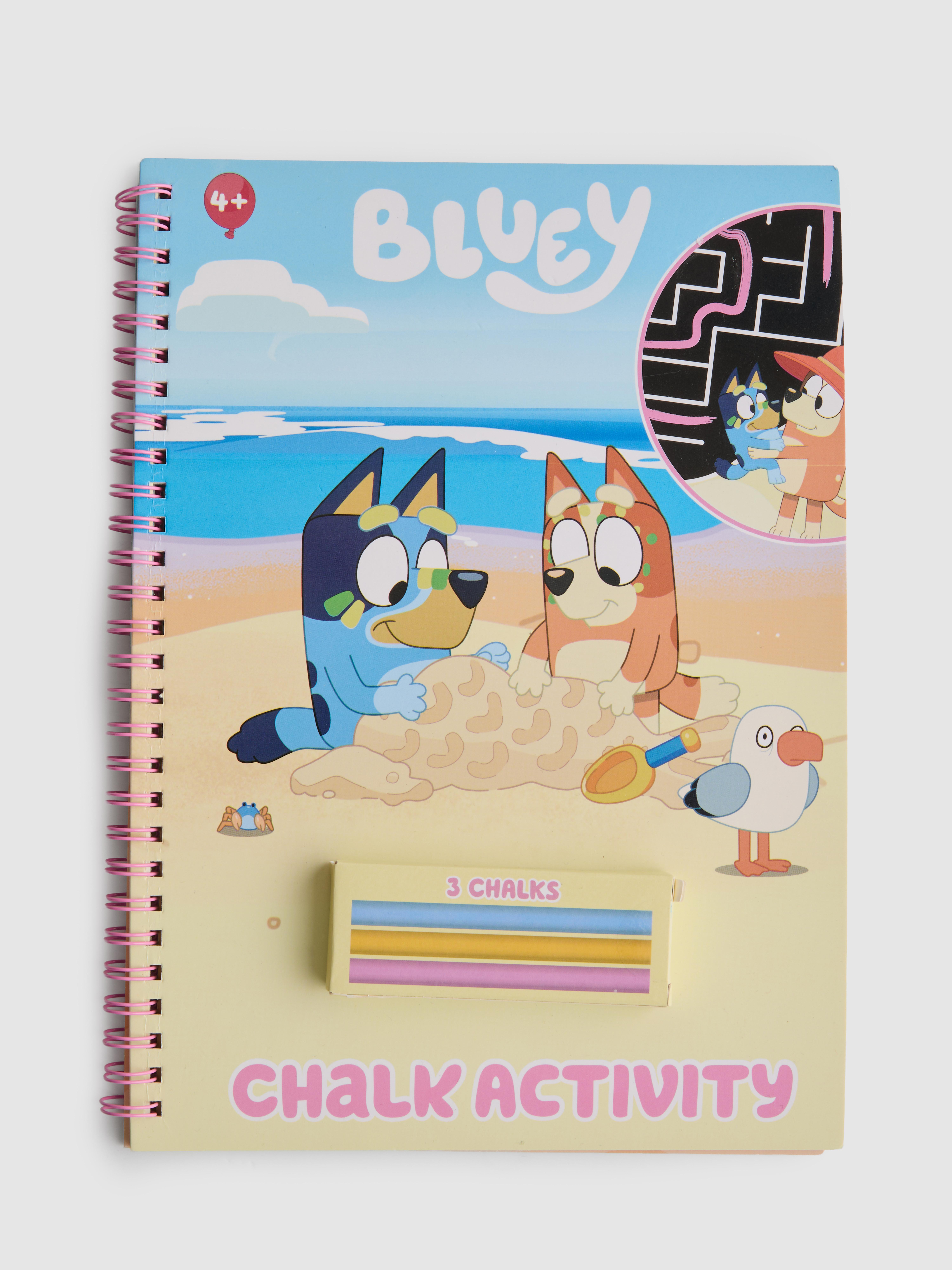 Livre d'activités à la craie Bluey