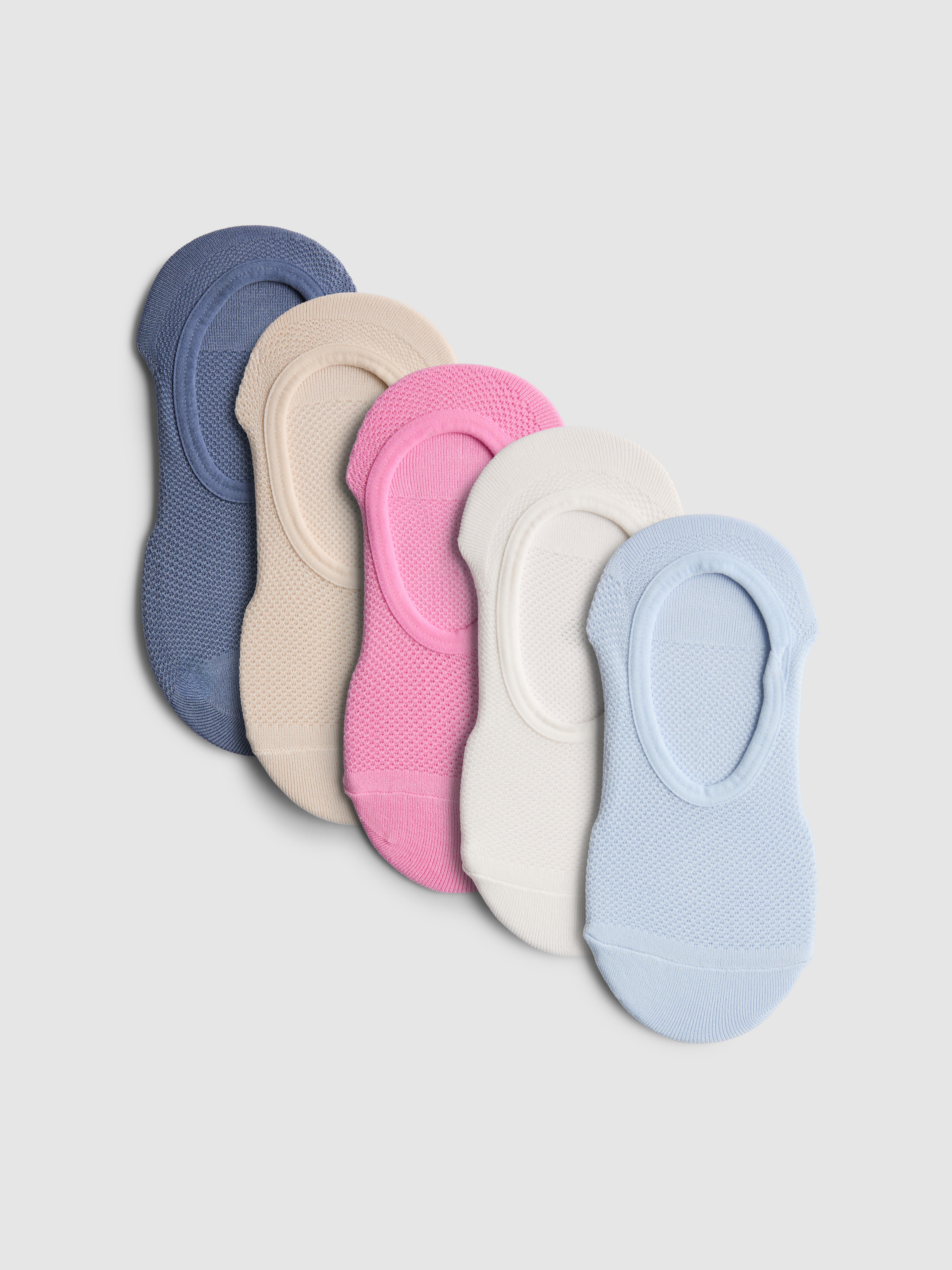 5pk Active Invisible Socks
