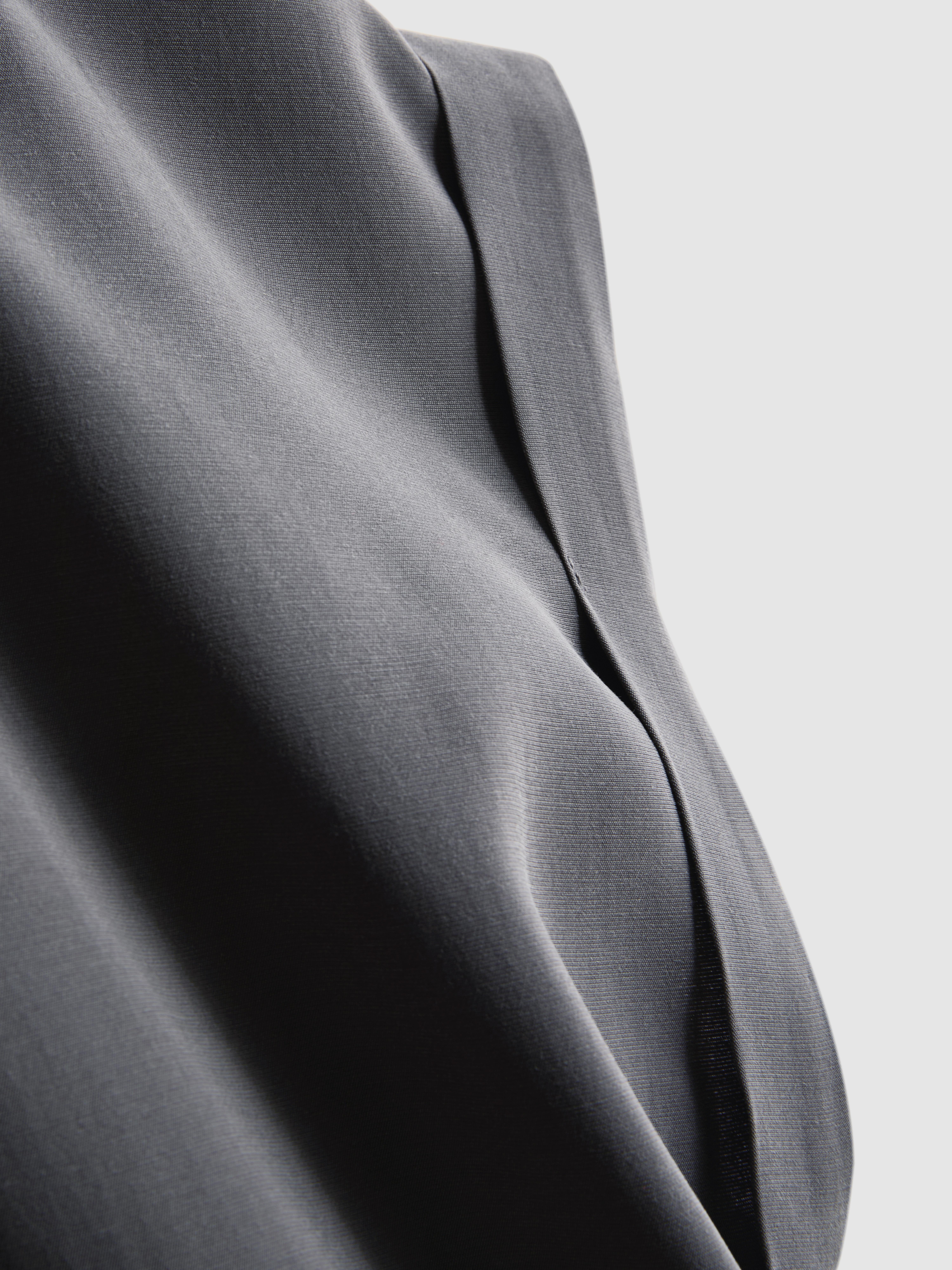 Crew Neck Roll Sleeve Tee