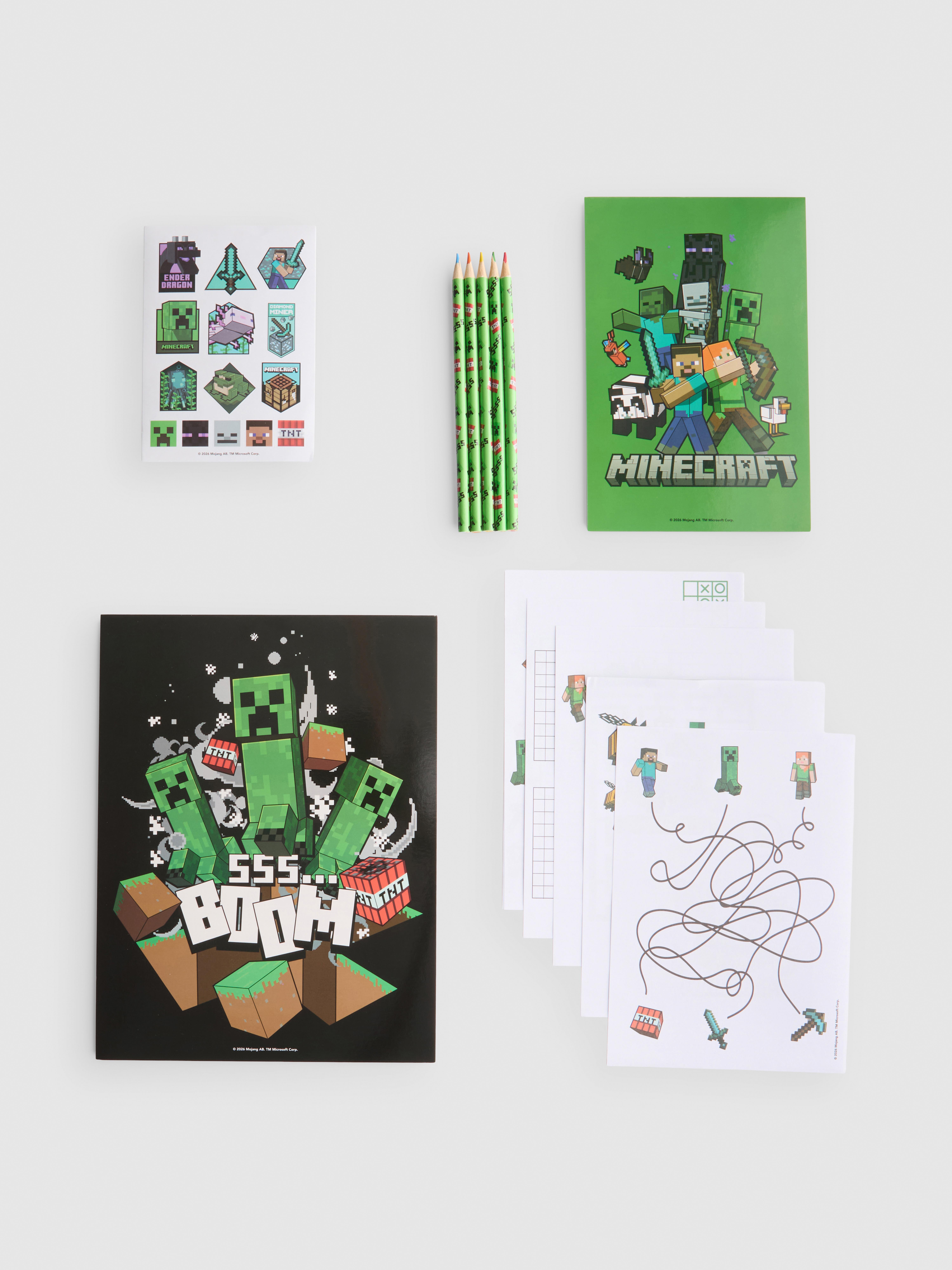 Minecraft Colouring Set