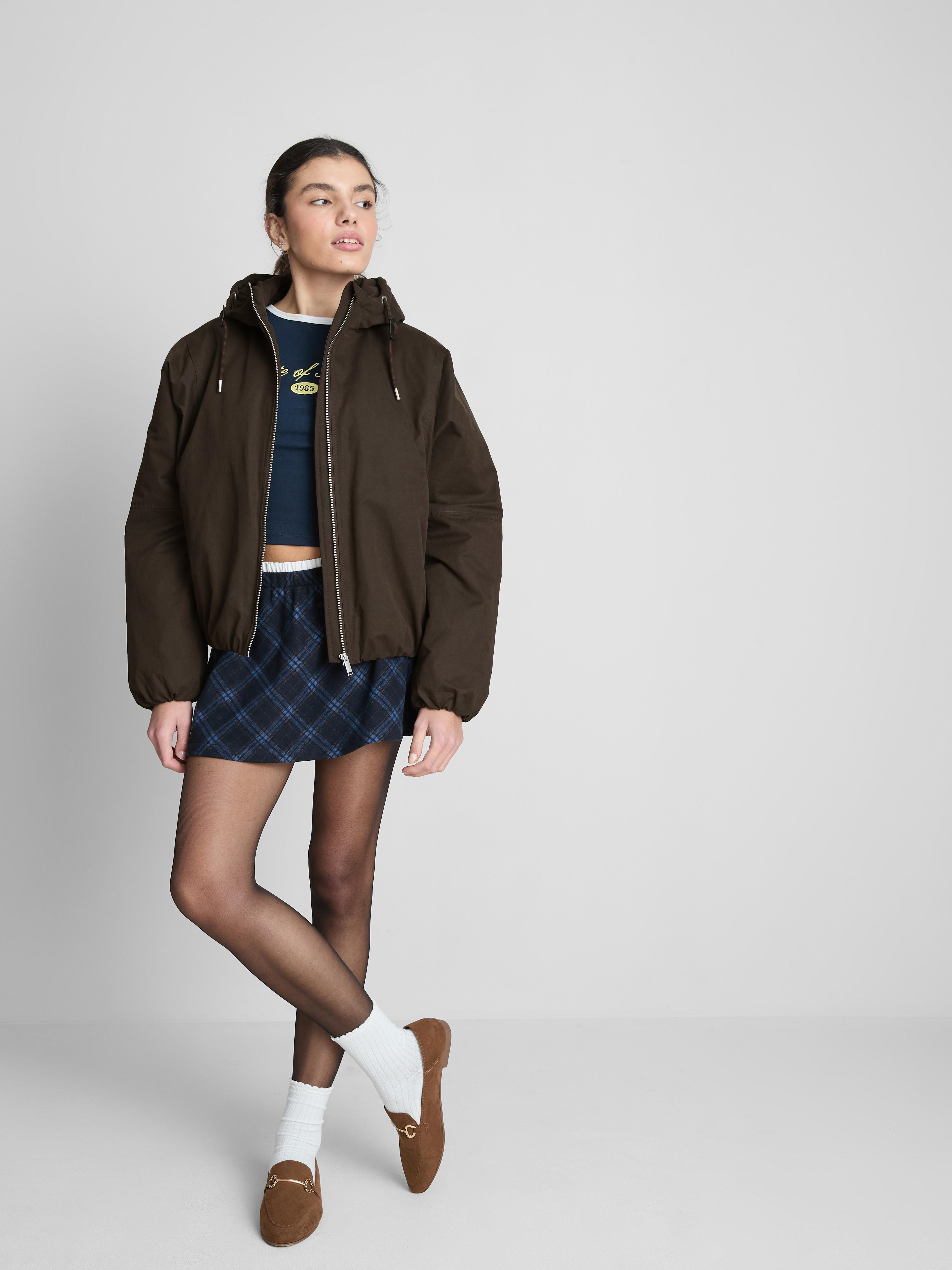 Women's Chocolate The Primark Scene | Boxy Hooded Jacket