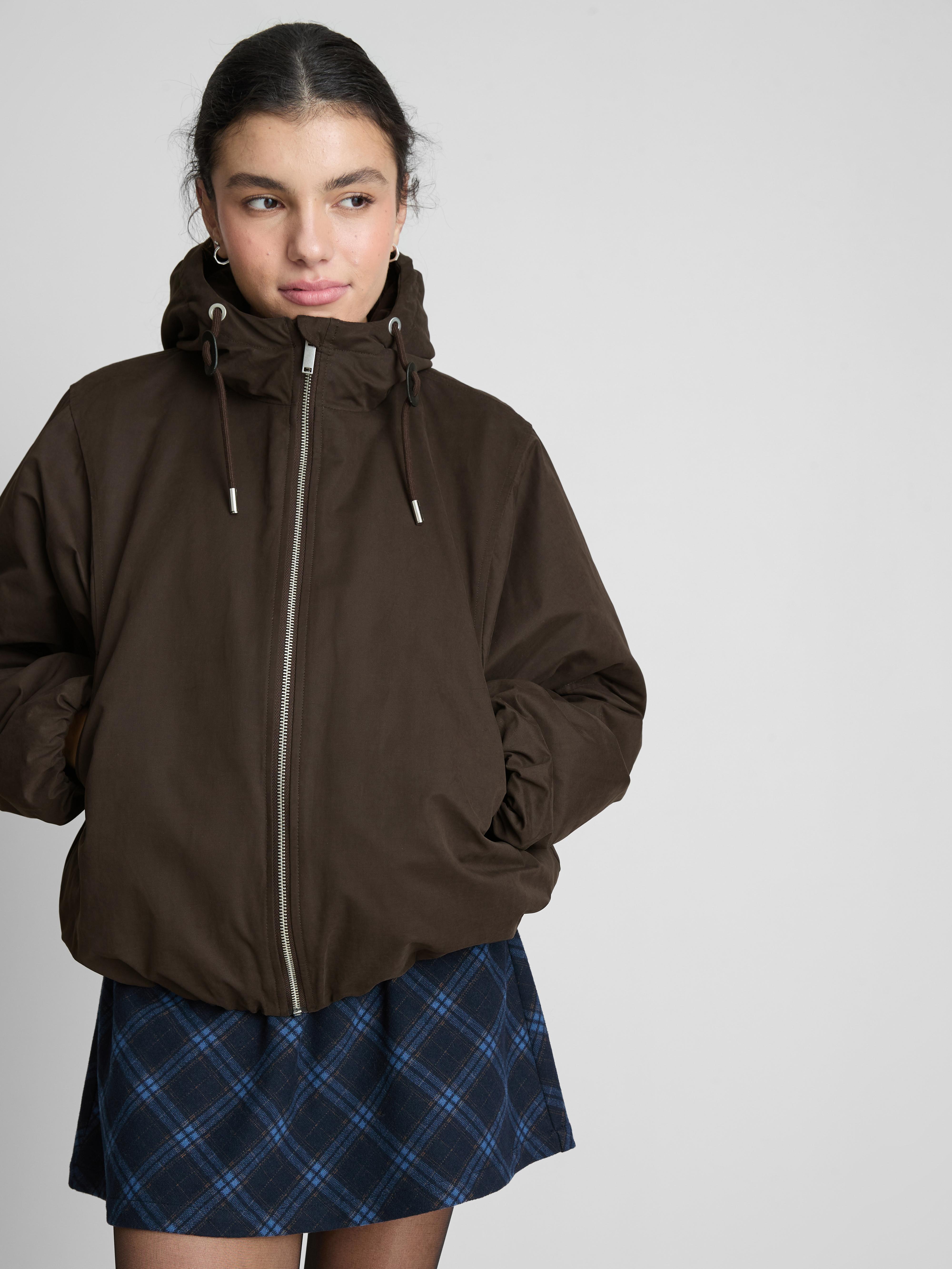 Women's Chocolate The Primark Scene | Boxy Hooded Jacket