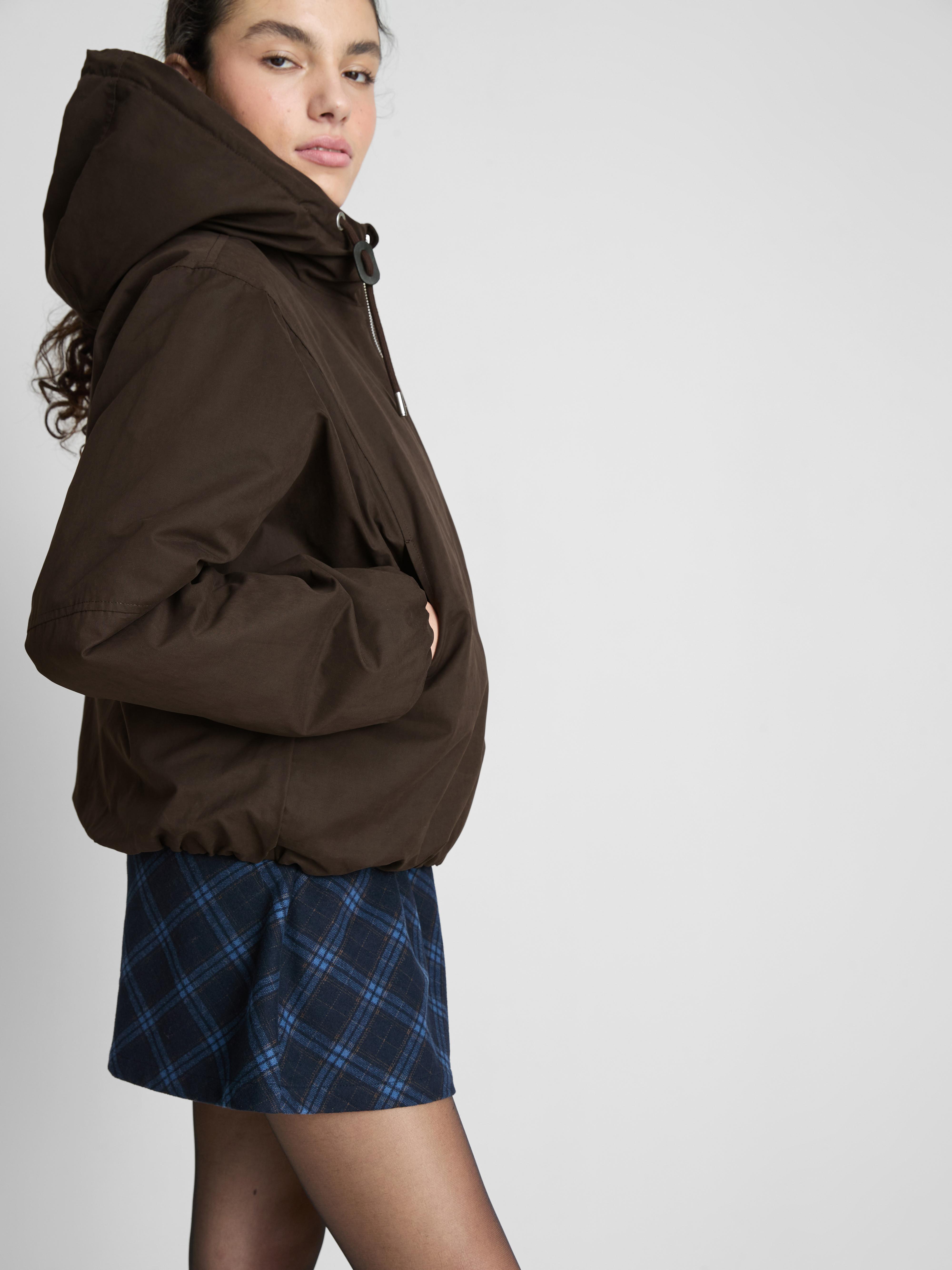 Women's Chocolate The Primark Scene | Boxy Hooded Jacket