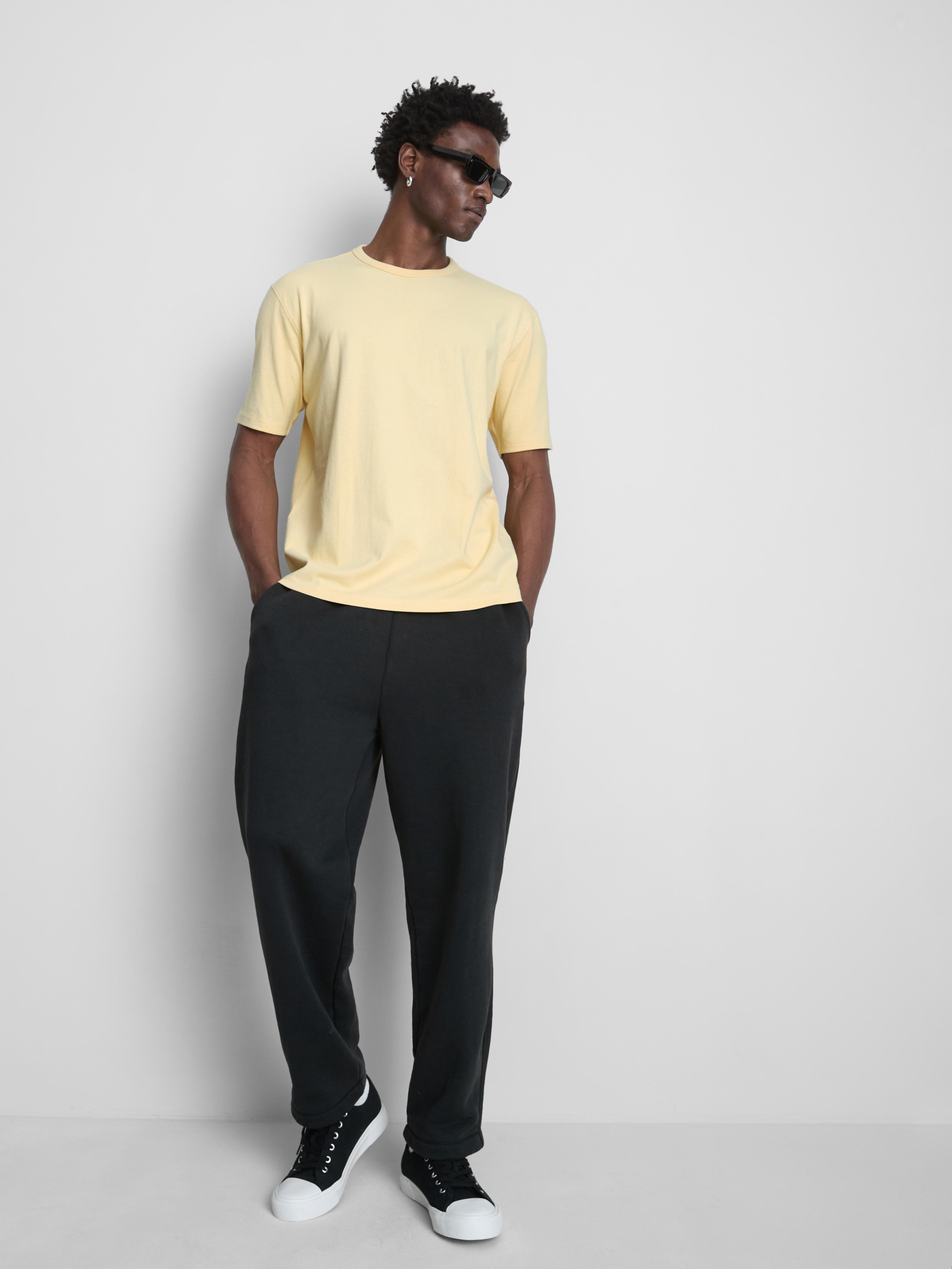 Relaxed Fit Cotton T-Shirt Yellow