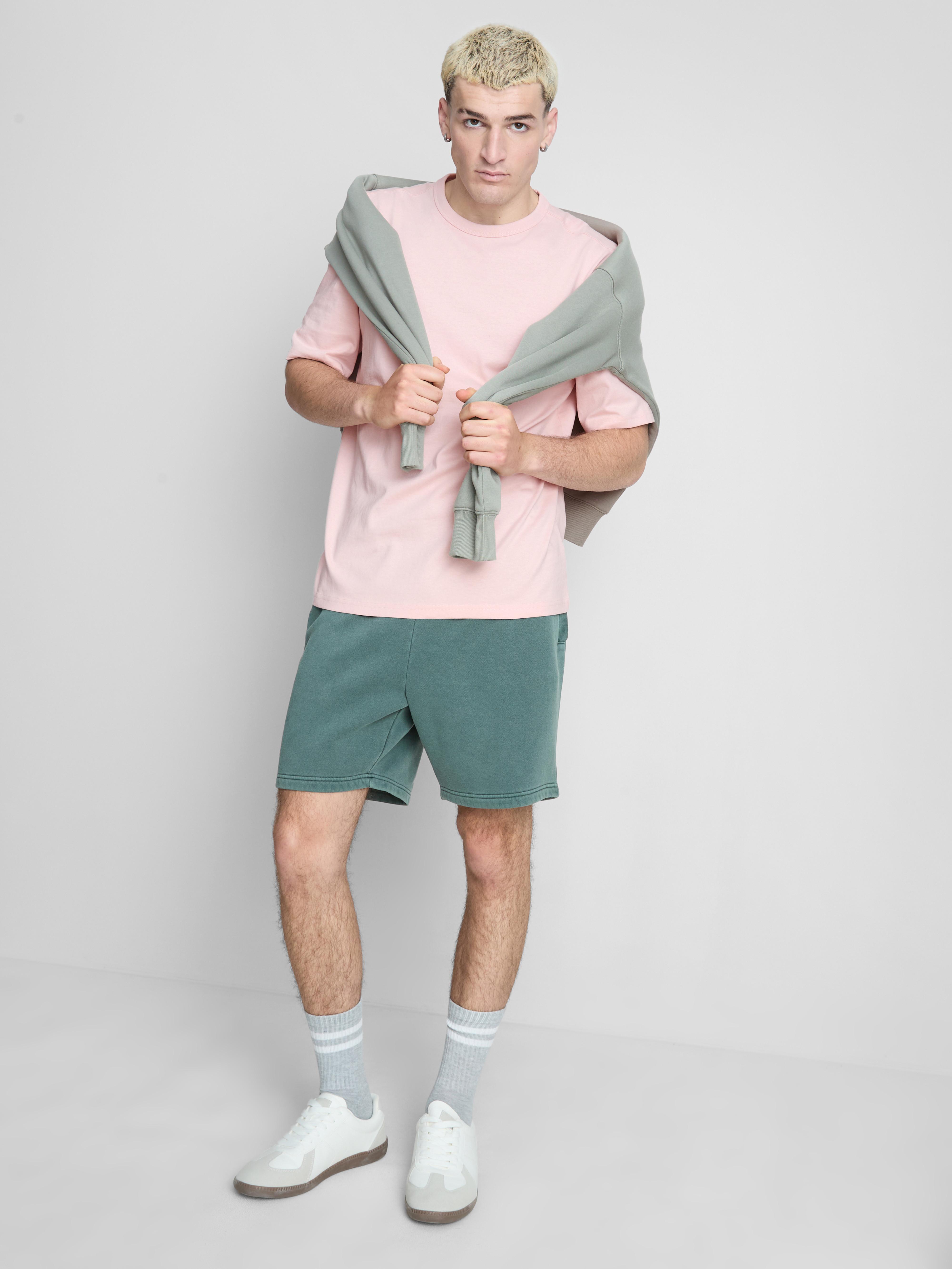 Relaxed Fit Cotton T-Shirt Light Pink
