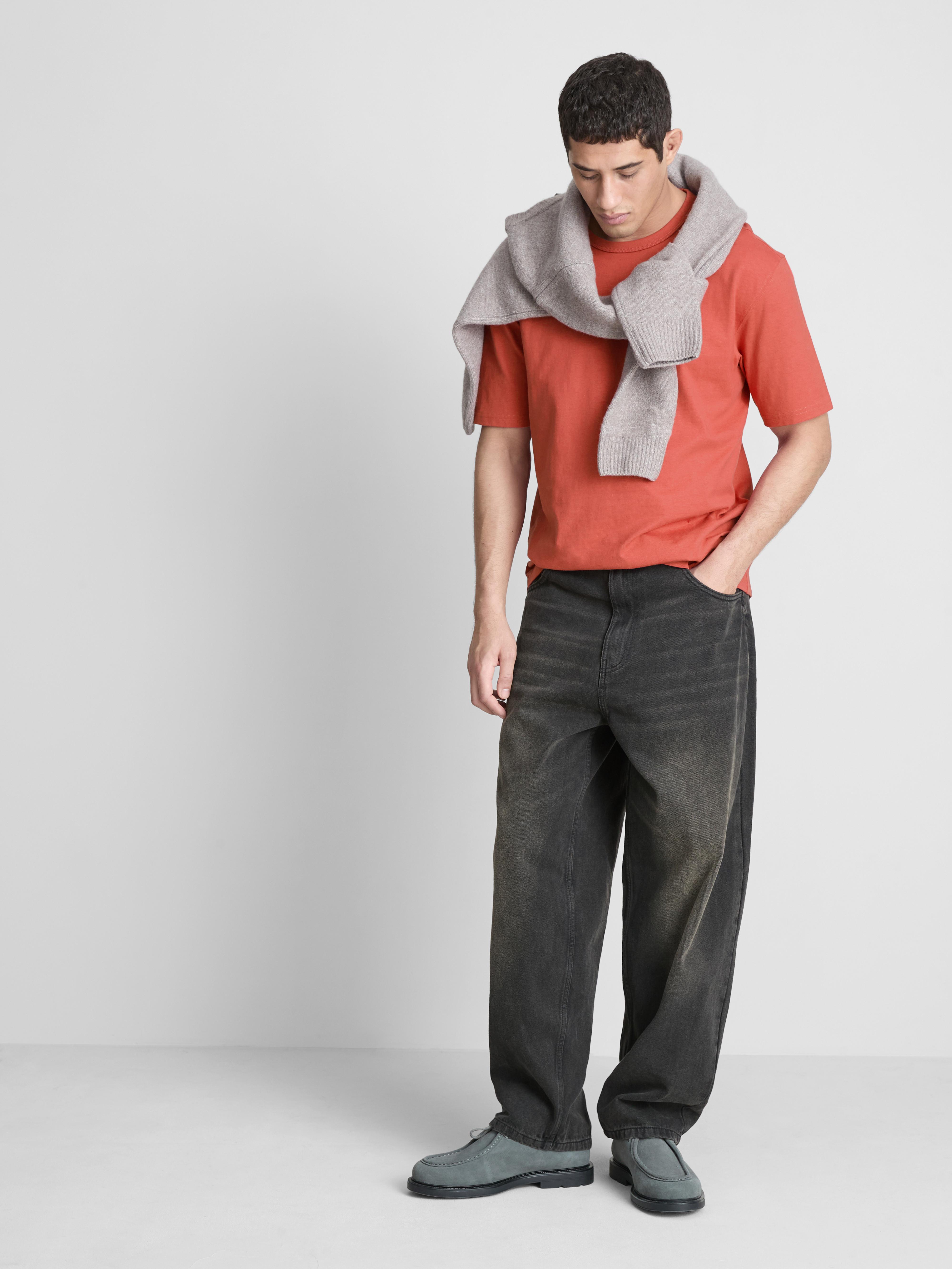 Relaxed Short Sleeve T-Shirt Coral