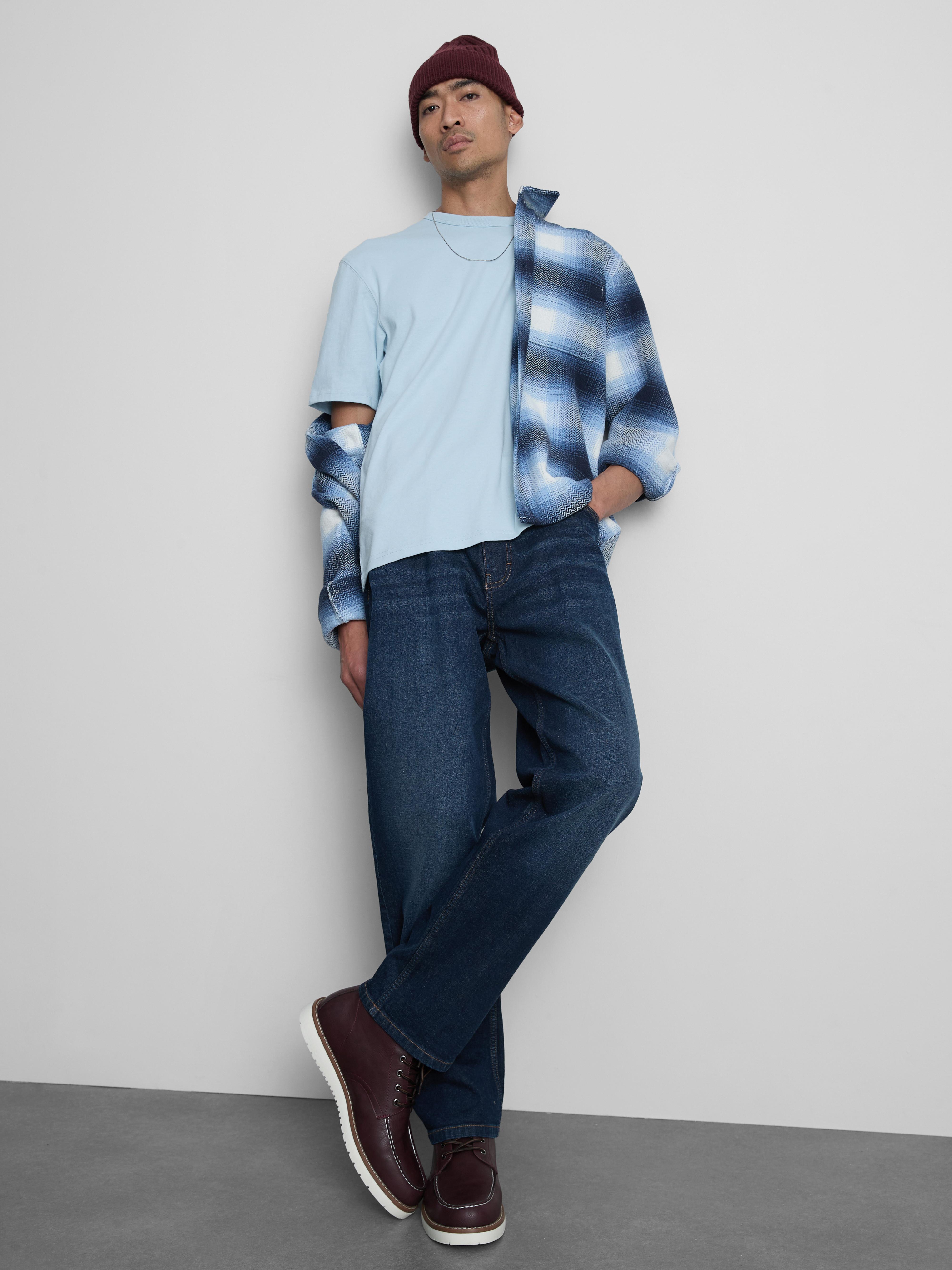 Relaxed Short Sleeve T-Shirt Light Blue