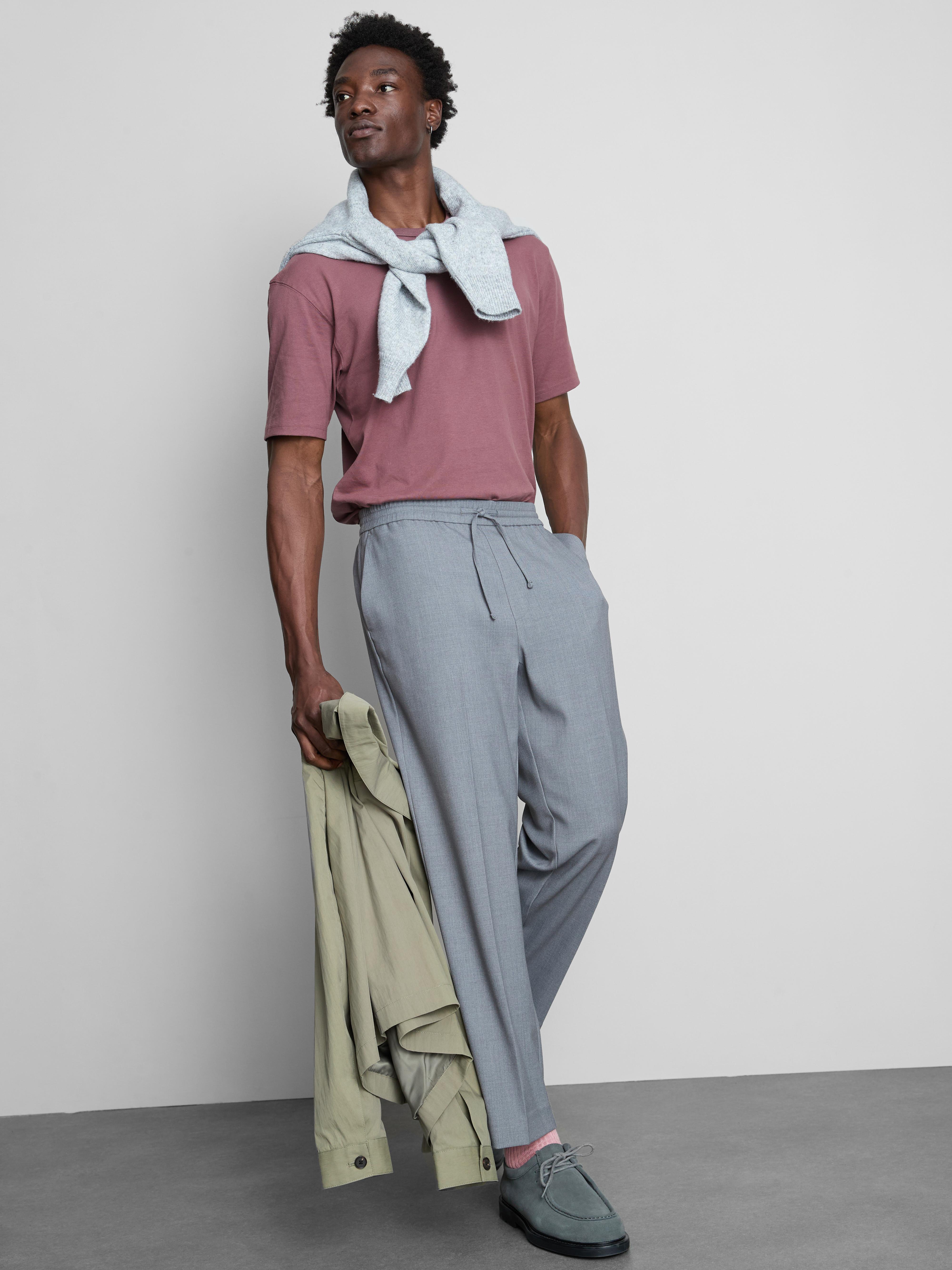 Relaxed Short Sleeve T-Shirt Plum