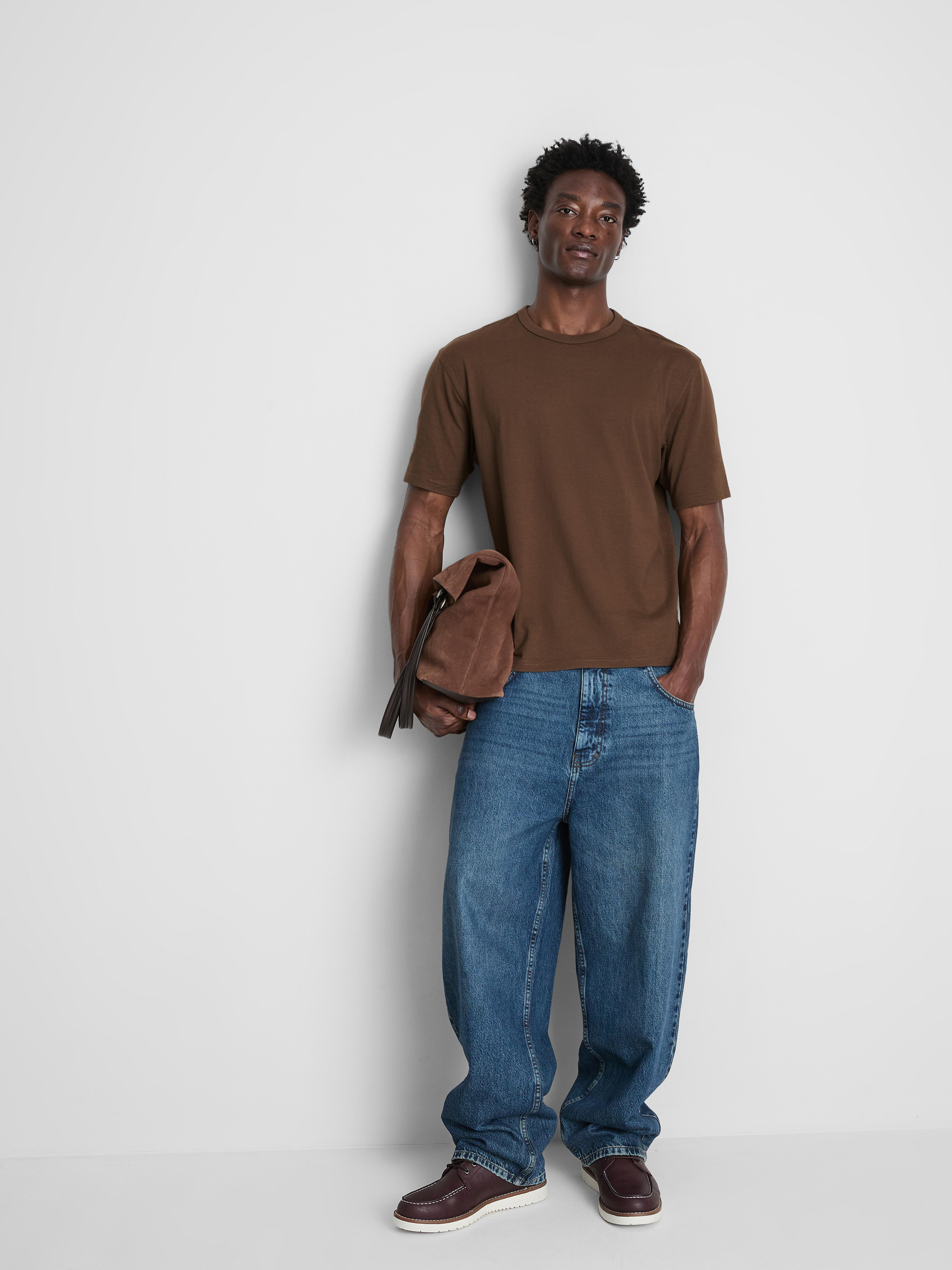 Relaxed Short Sleeve T-Shirt Brown