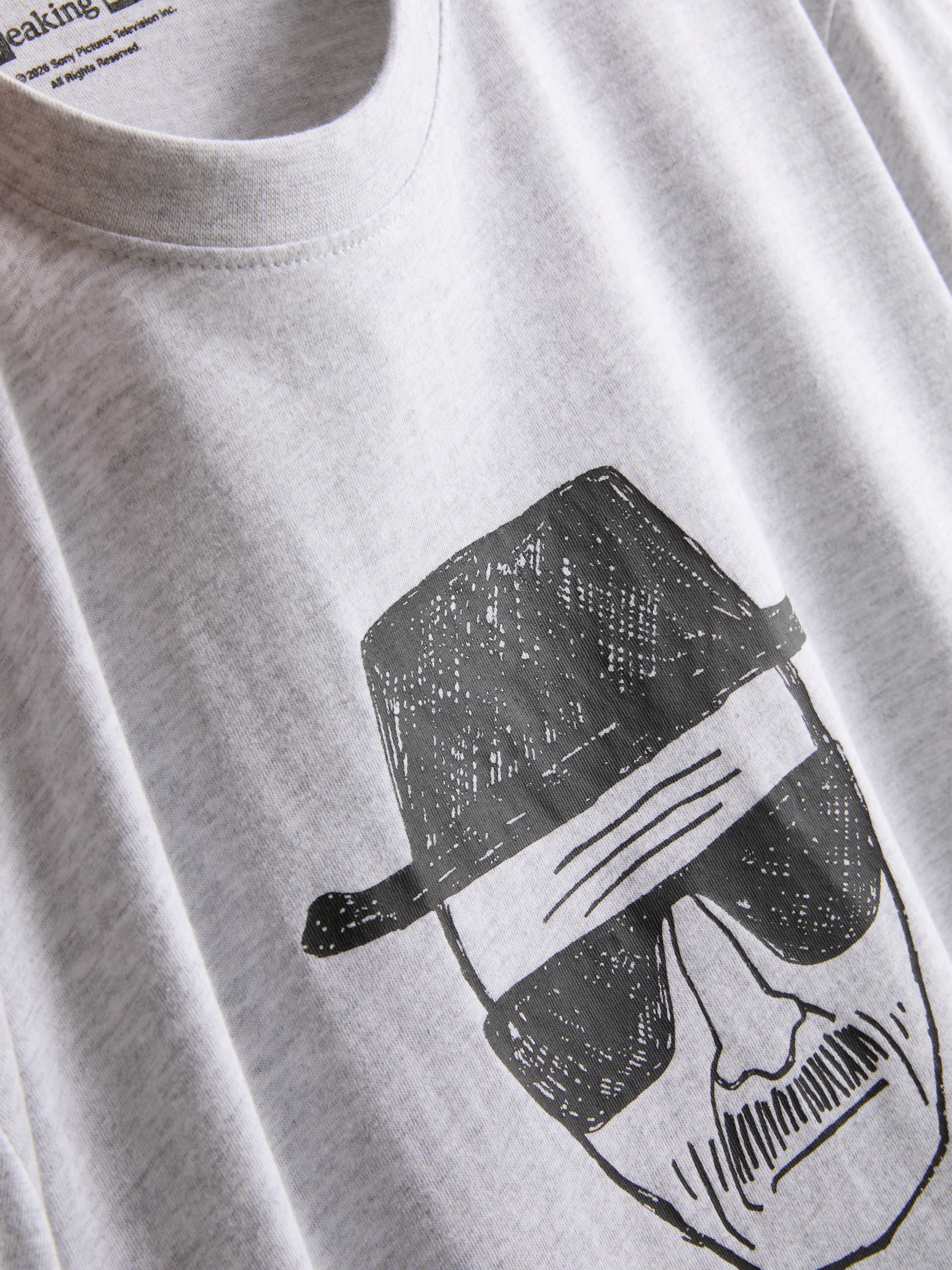 Camiseta gráfica de algodón puro de Breaking Bad