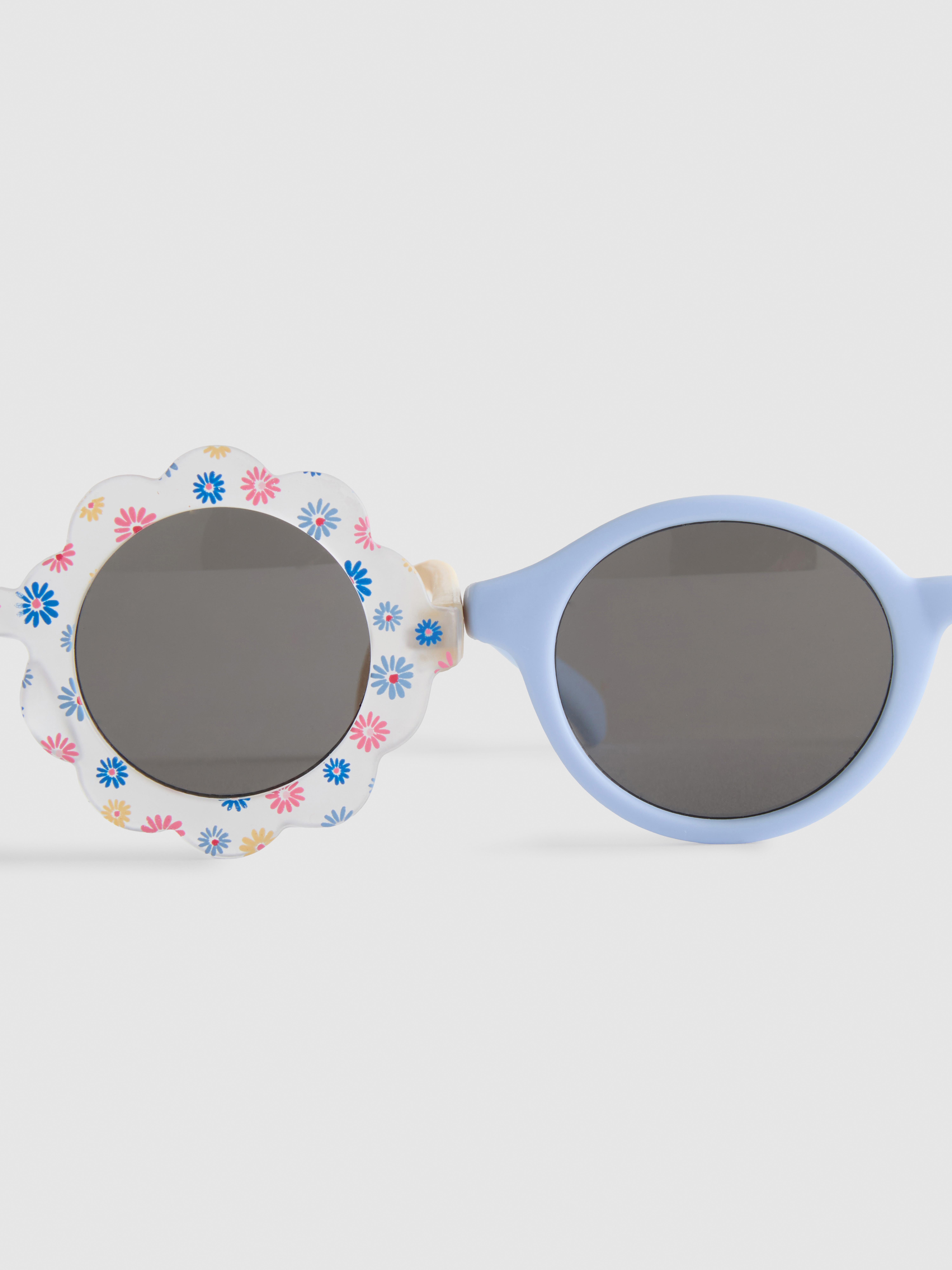 2pk Round Frame Sunglasses