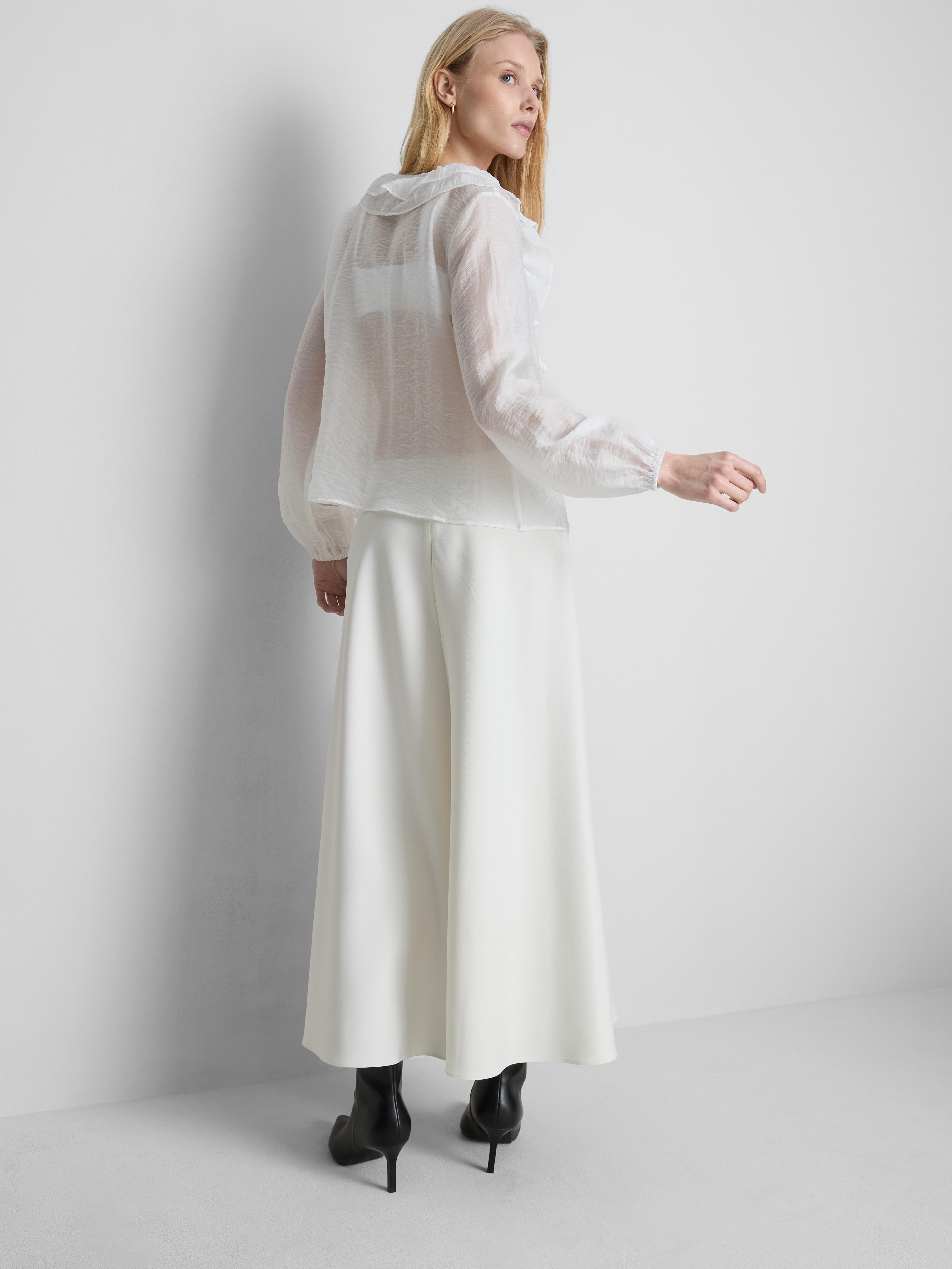 Chemisier Free People Transparent Ivoire - Taille S - Occasion Très Bon état