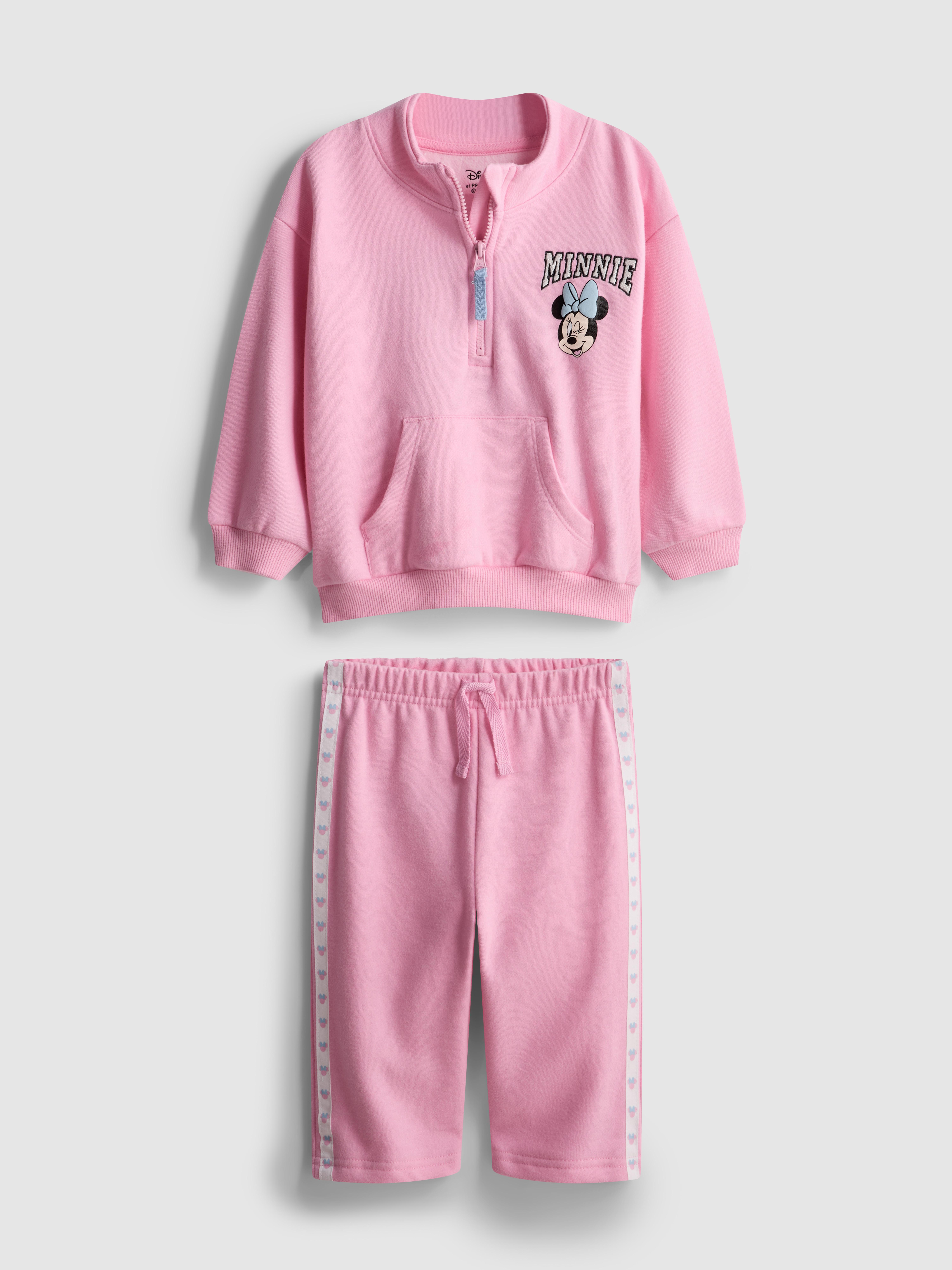 0-36mths | Disney's Minnie Mouse Funnel Neck Sweatshirt and Joggers Set
