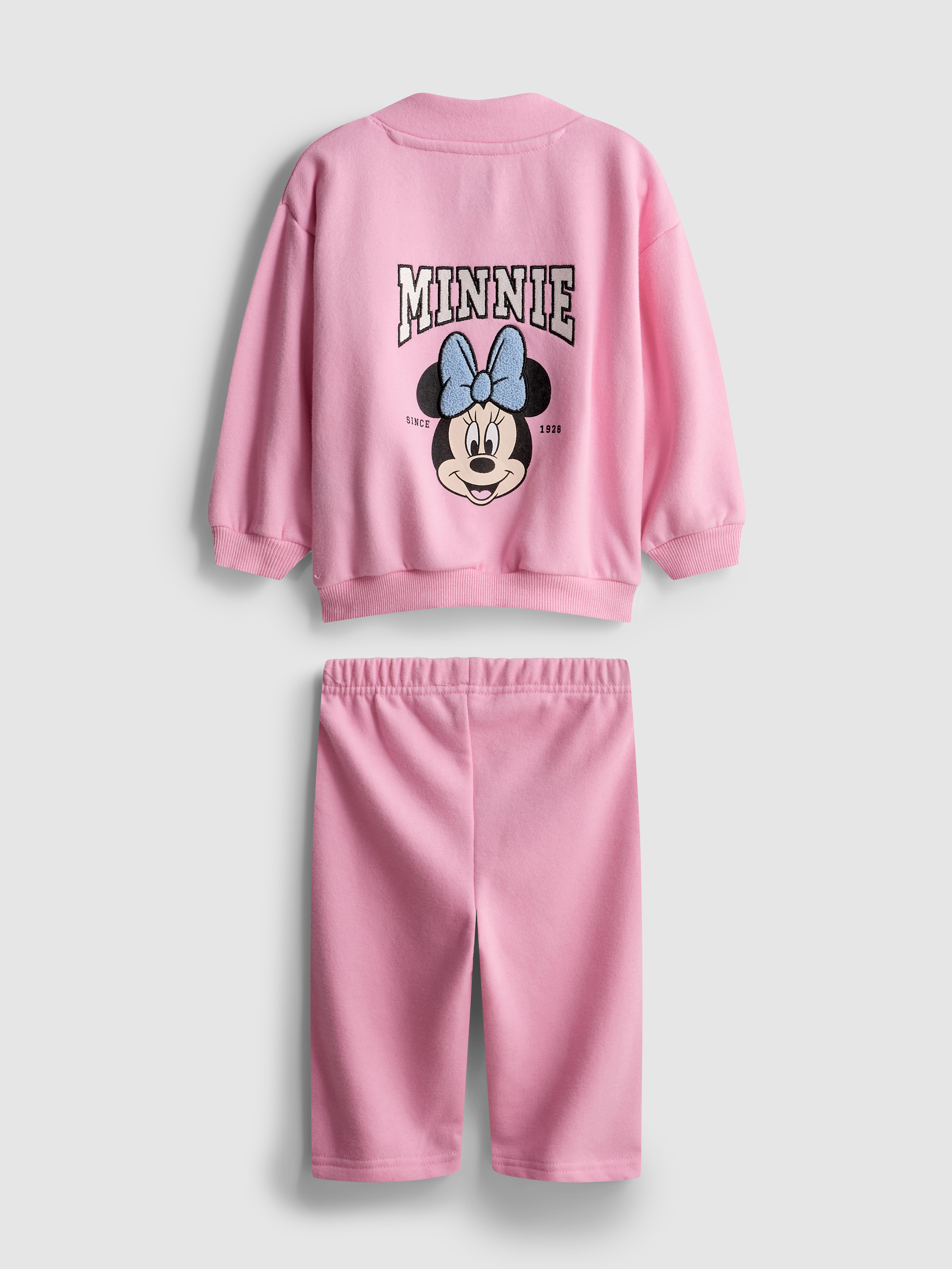 0-36mths | Disney's Minnie Mouse Funnel Neck Sweatshirt and Joggers Set