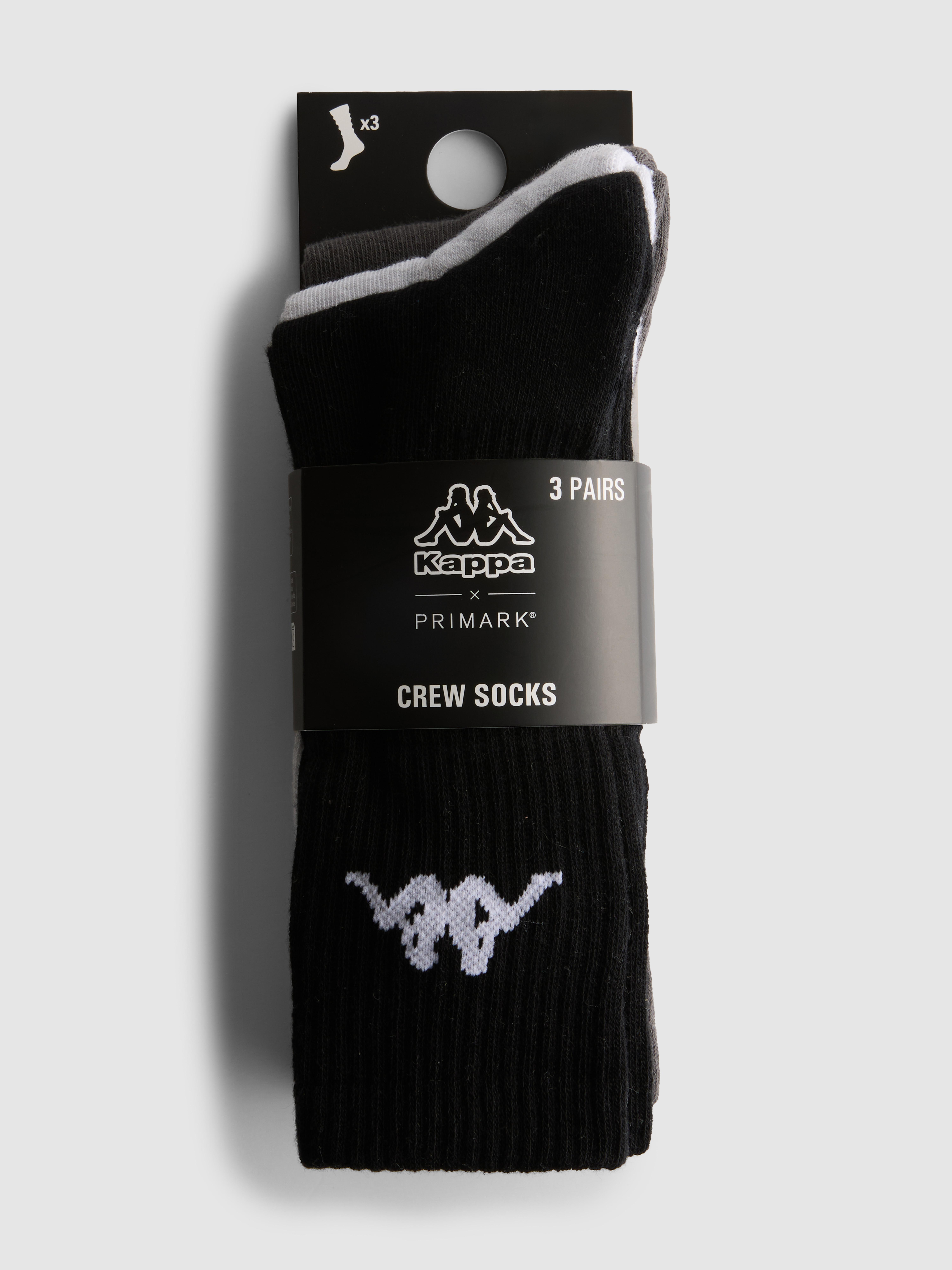 3pk Cotton Rich Kappa Crew Socks
