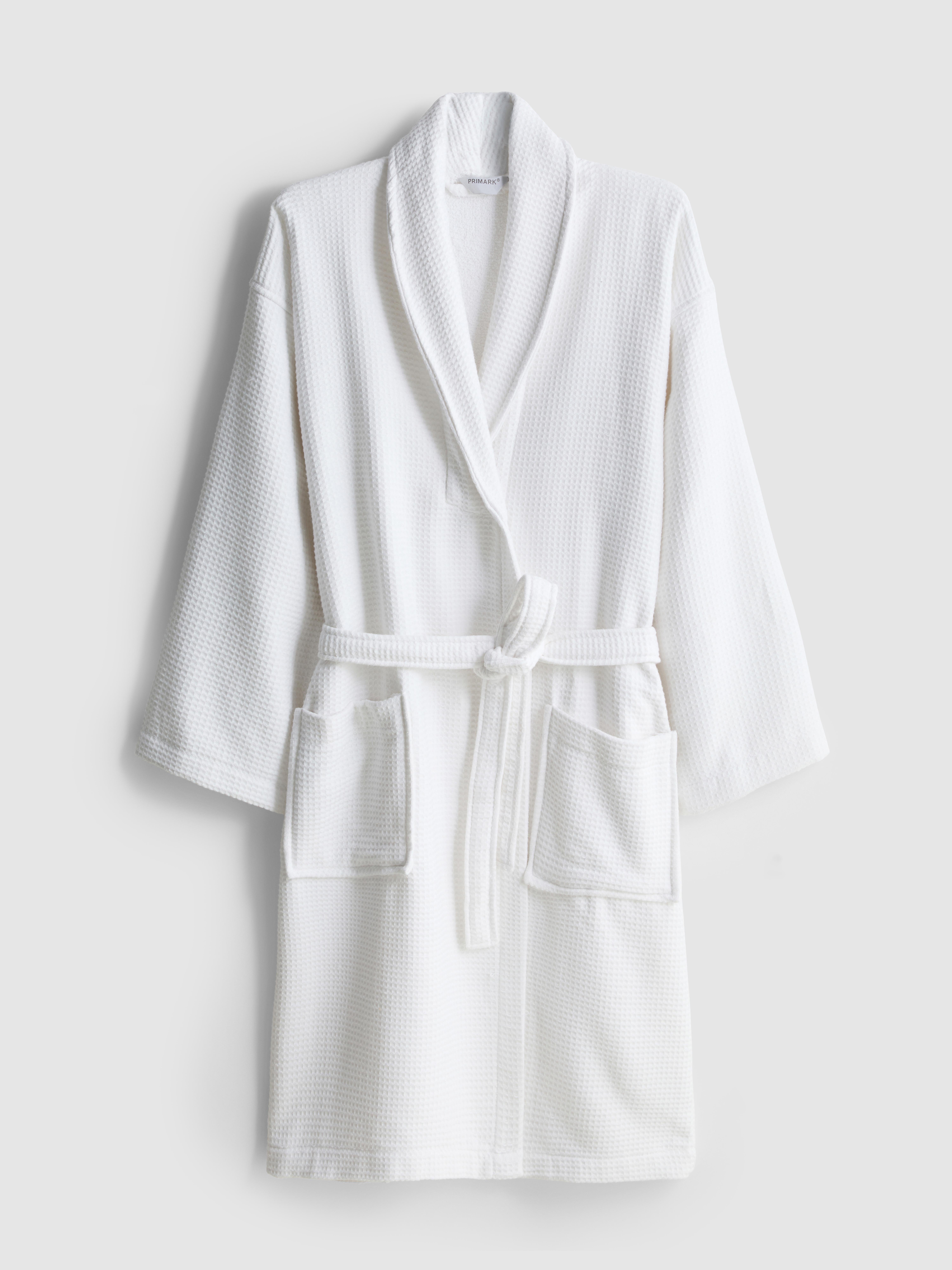 Peignoir de bain à texture gaufrée