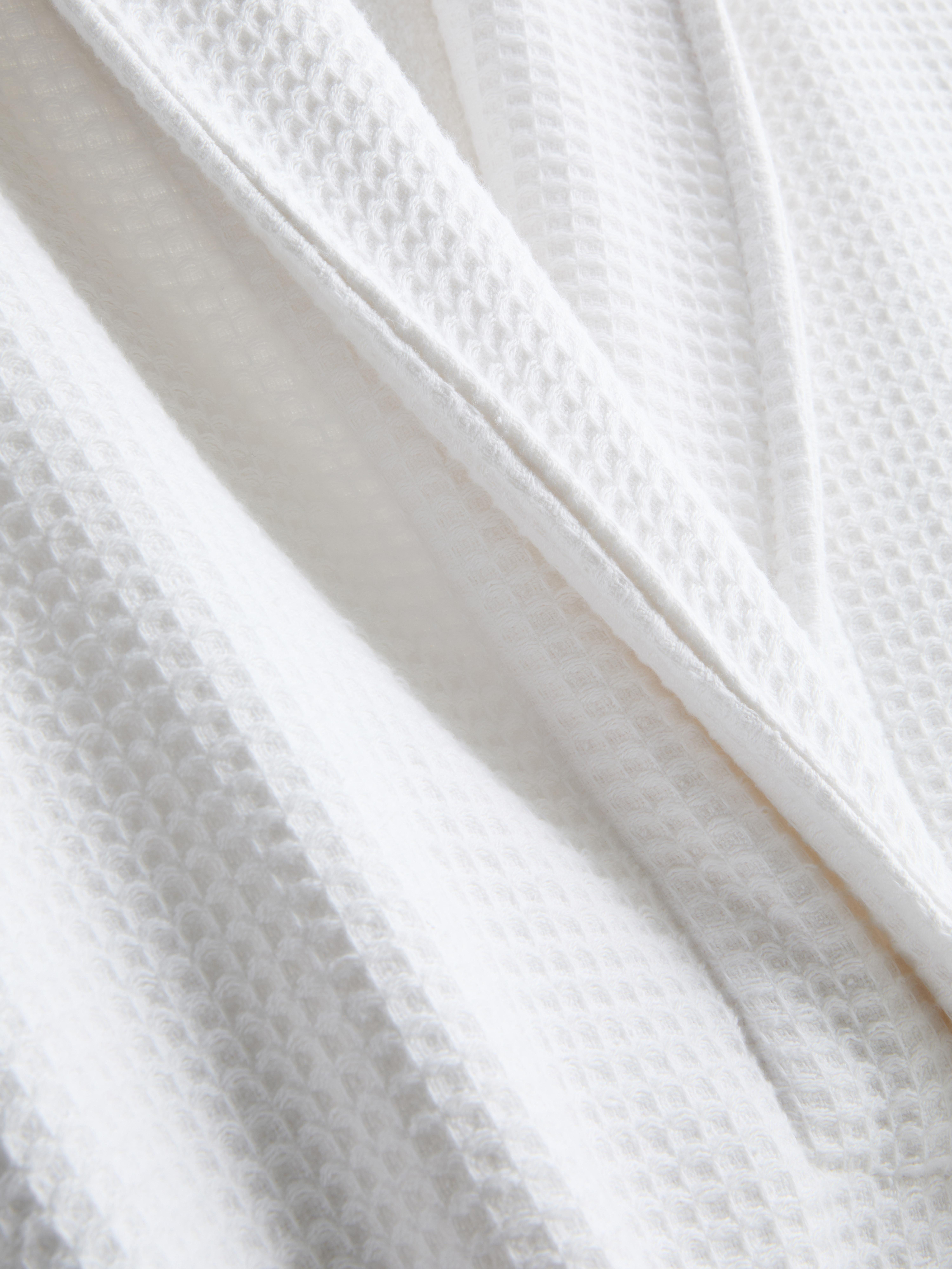 Peignoir de bain à texture gaufrée
