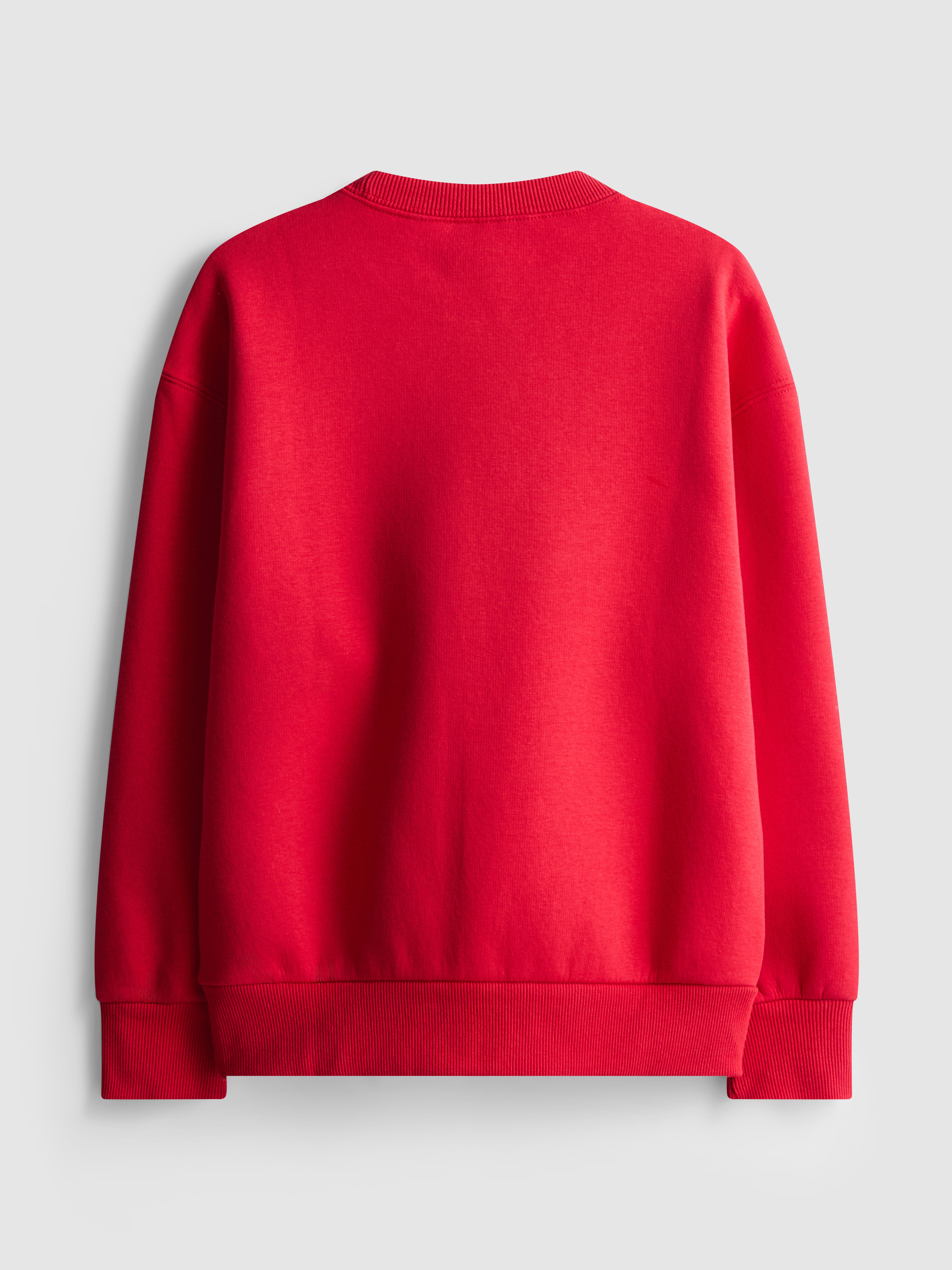 Boys Red 7-15yrs | Stranger Things Squawk Radio Sweatshirt