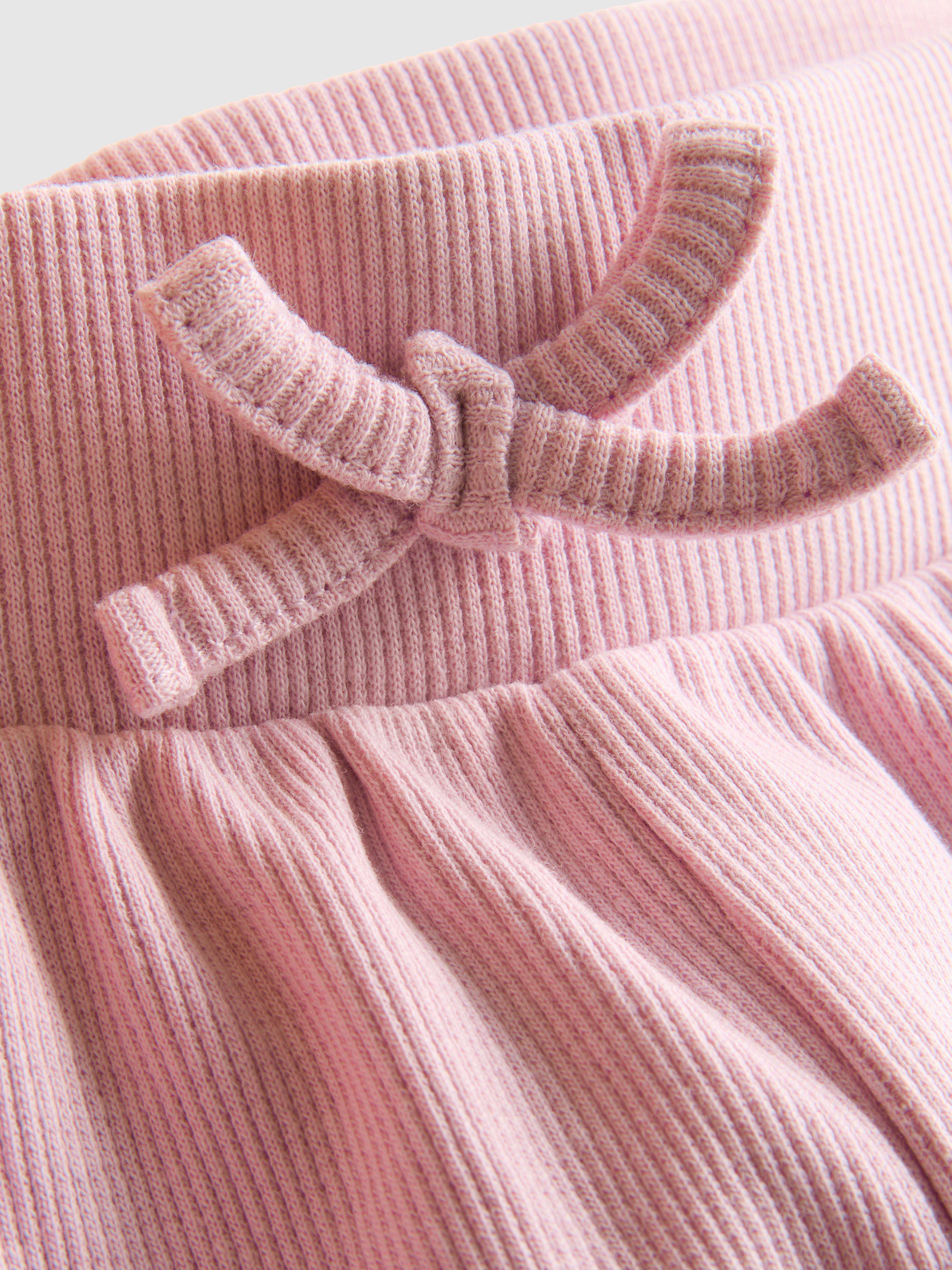 1,5-8 anni | Pantaloncini a coste finitura smerlata