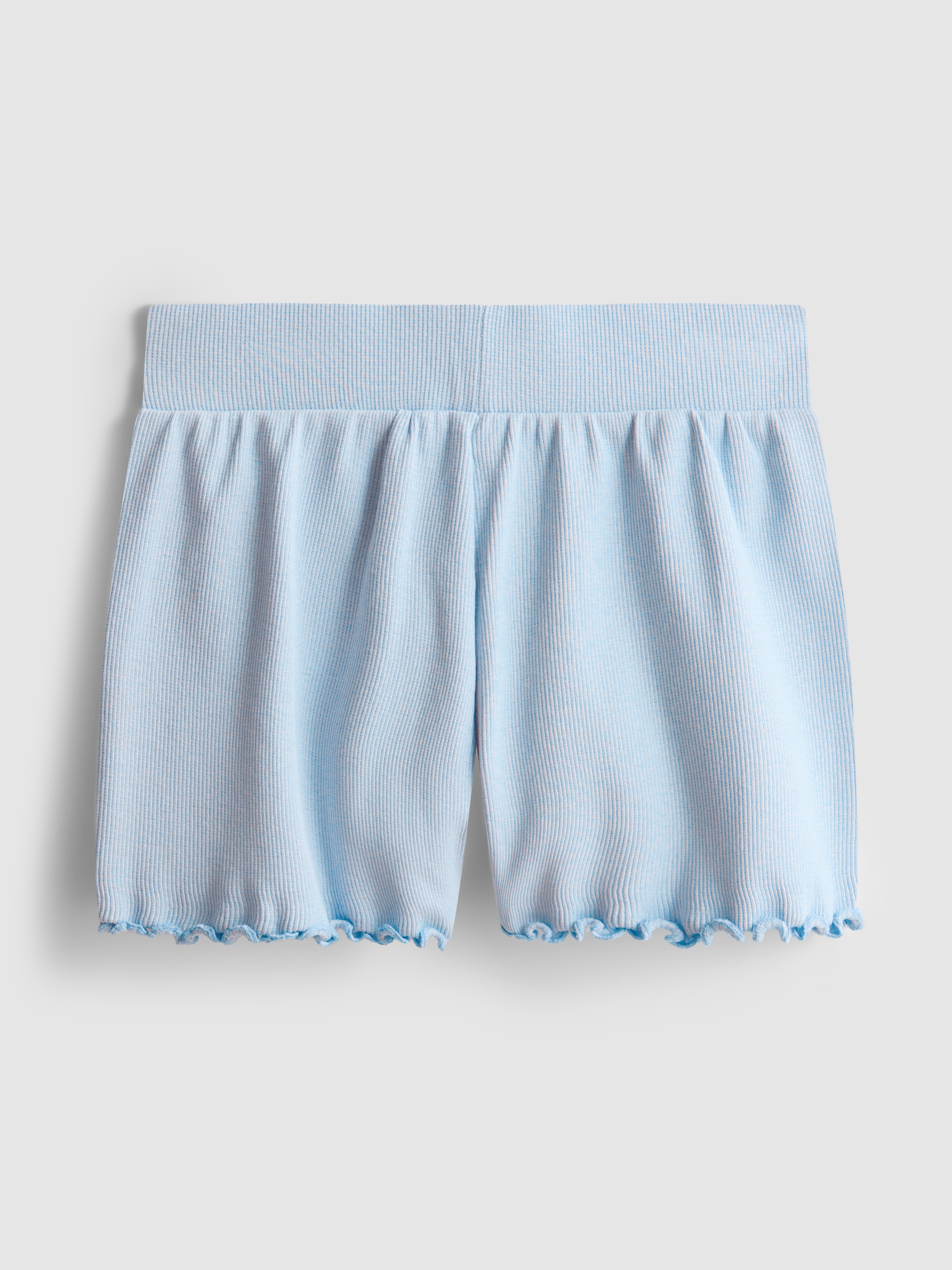1,5–8 Jahre | Gerippte Shorts mit gekräuseltem Saum