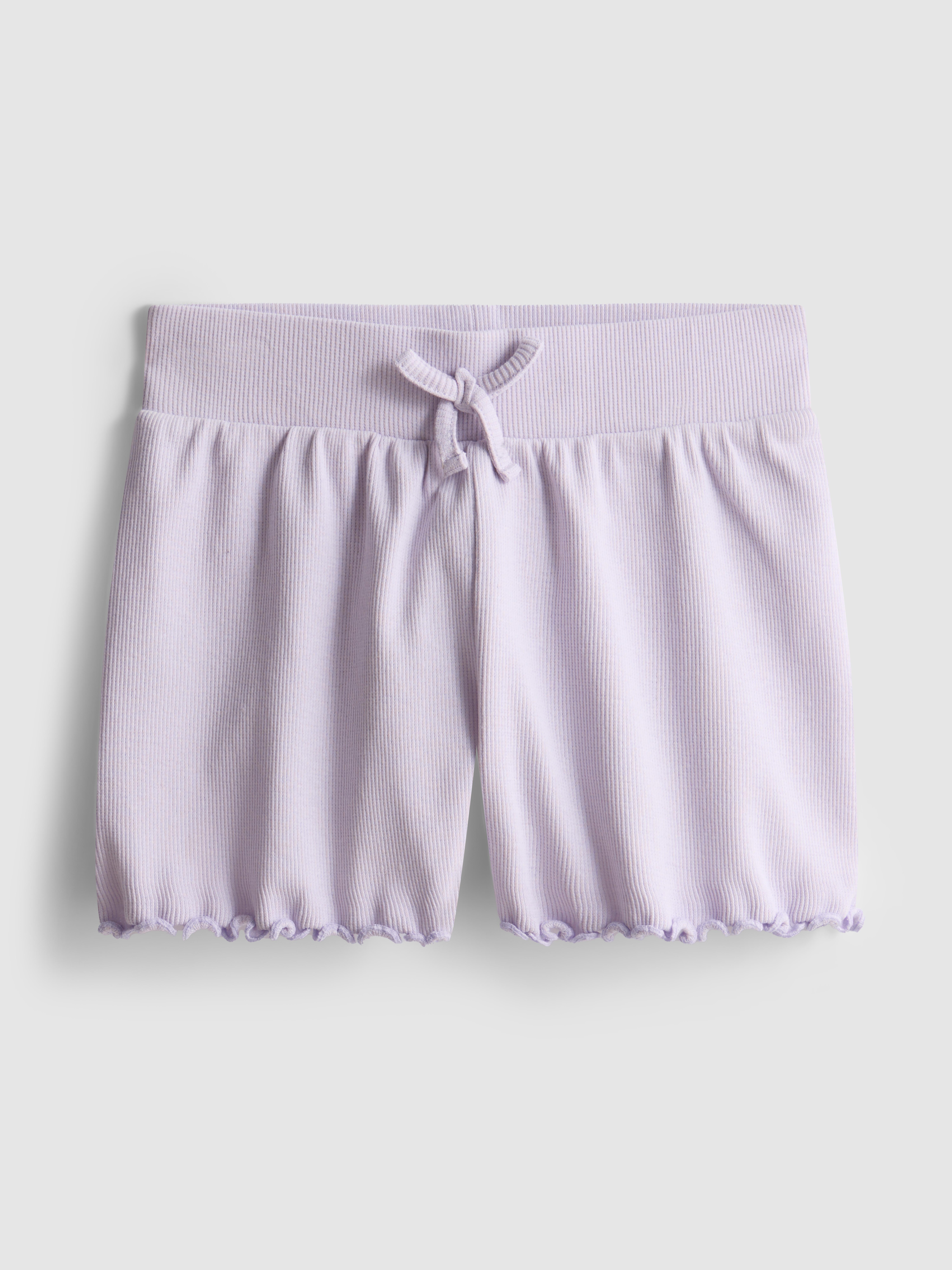 1,5–8 Jahre | Gerippte Shorts mit gekräuseltem Saum