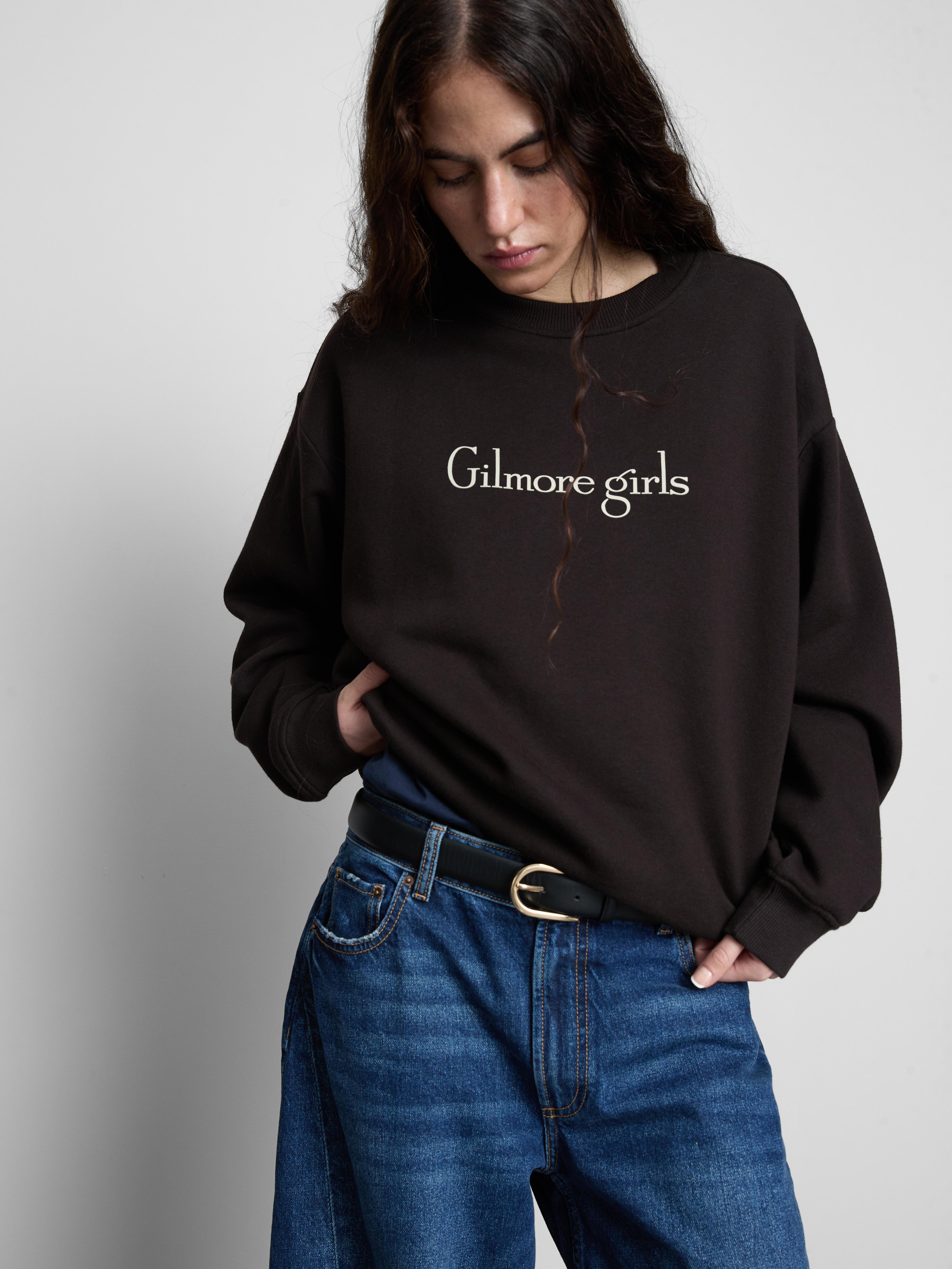 Sweatshirt van katoenmix met print Gilmore Girls