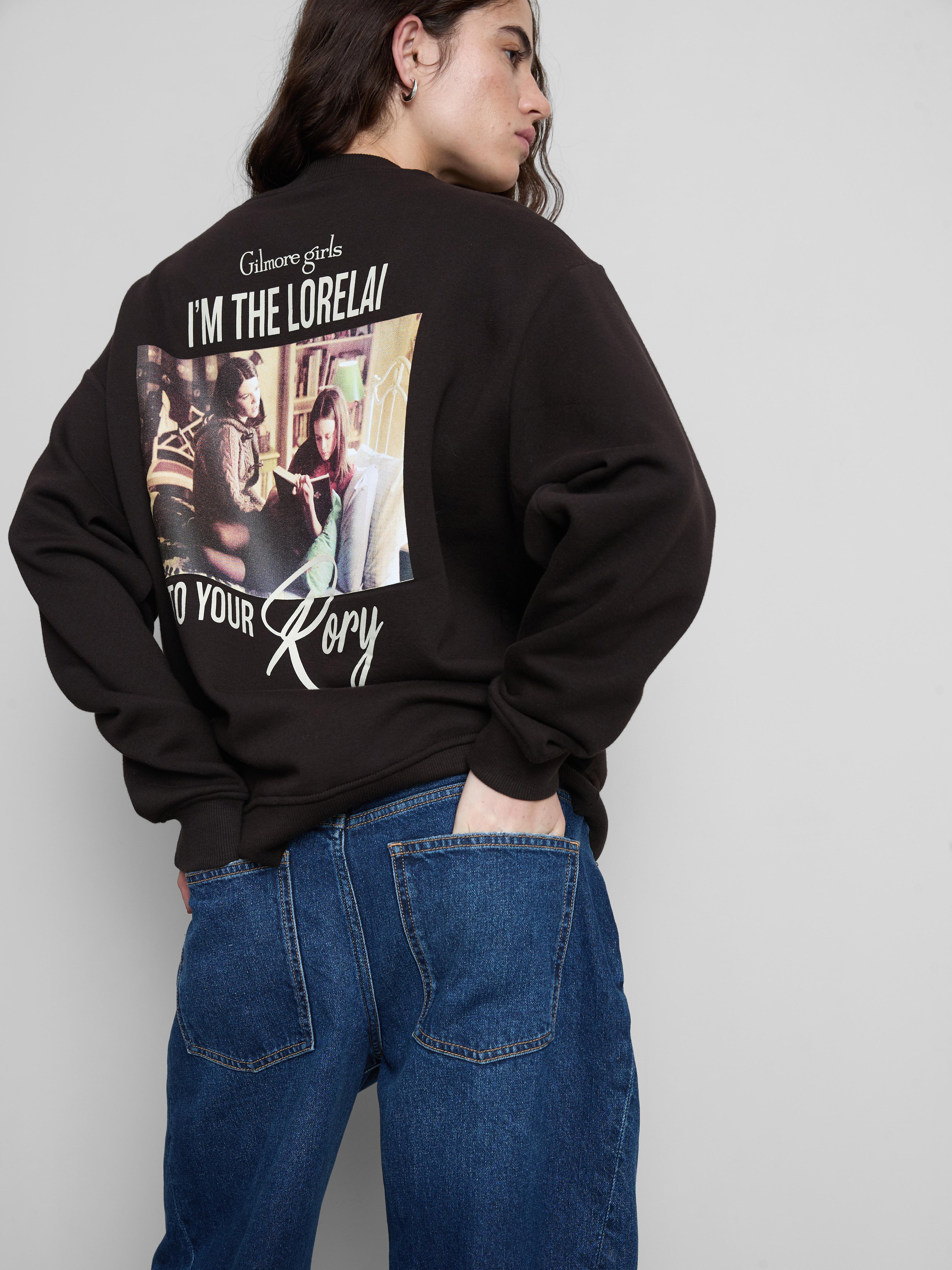 Sweatshirt van katoenmix met print Gilmore Girls