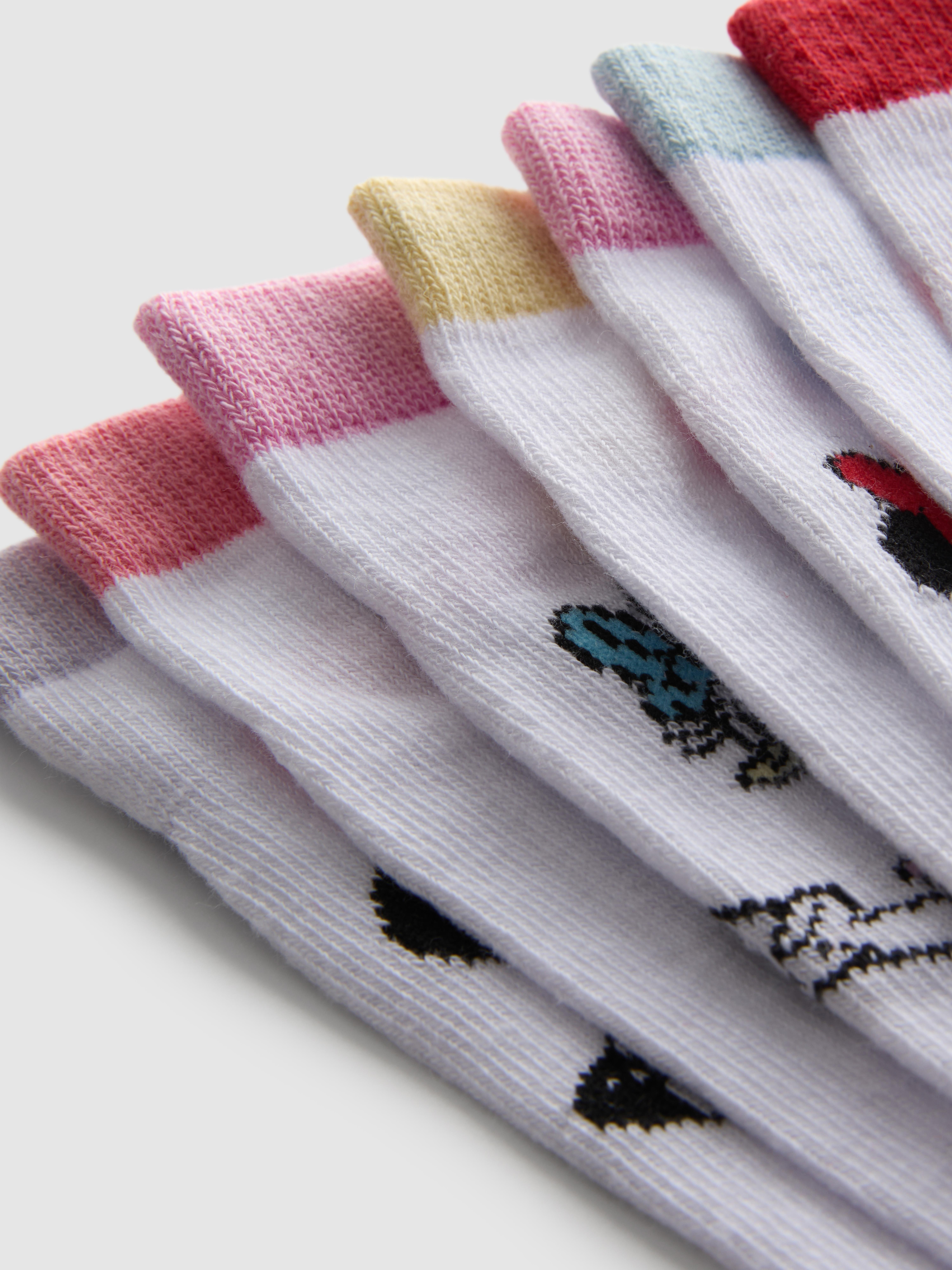 7pk Disney's Minnie Mouse Sneaker Socks