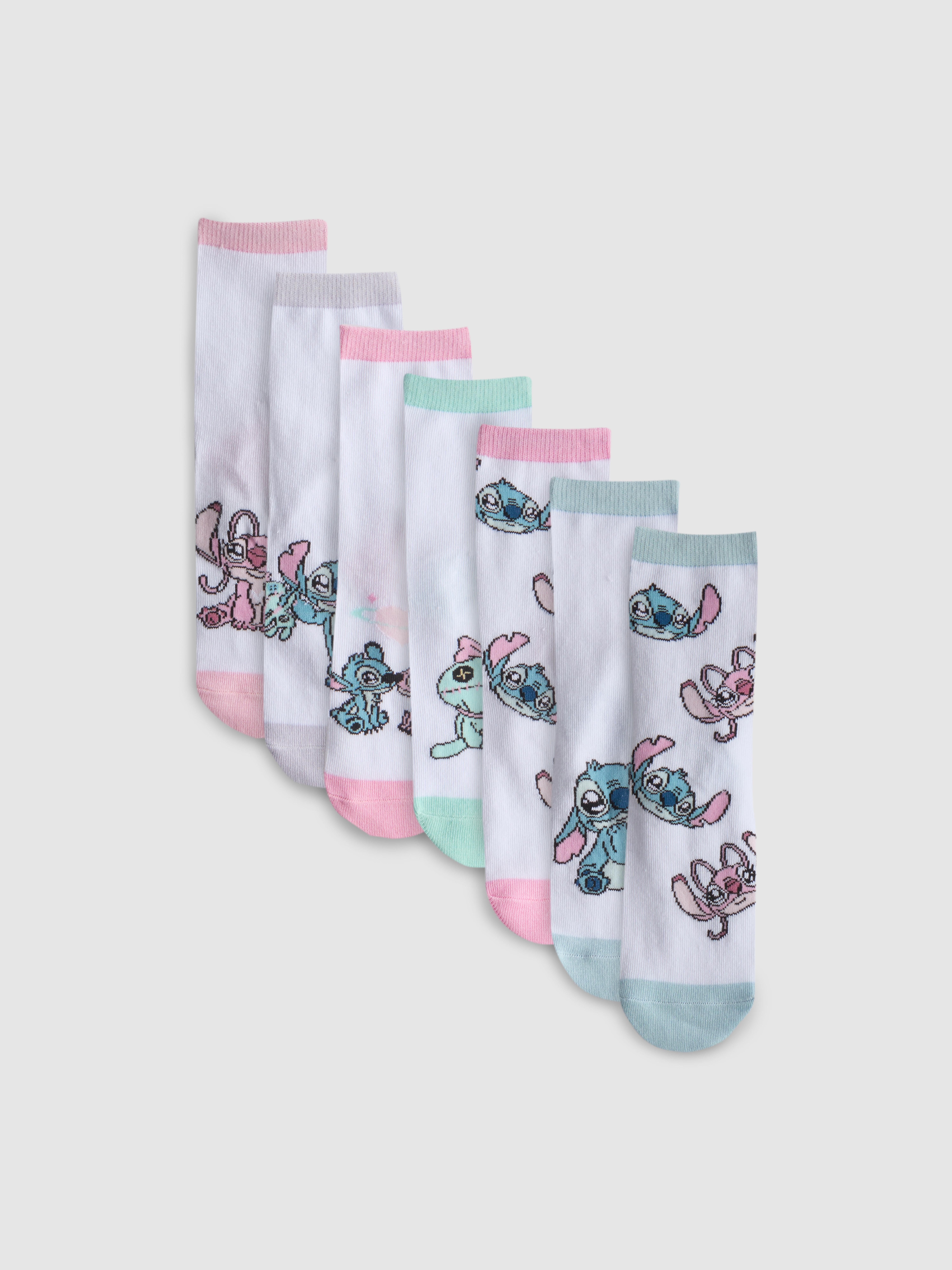7pk Disney’s Stitch Ankle Socks