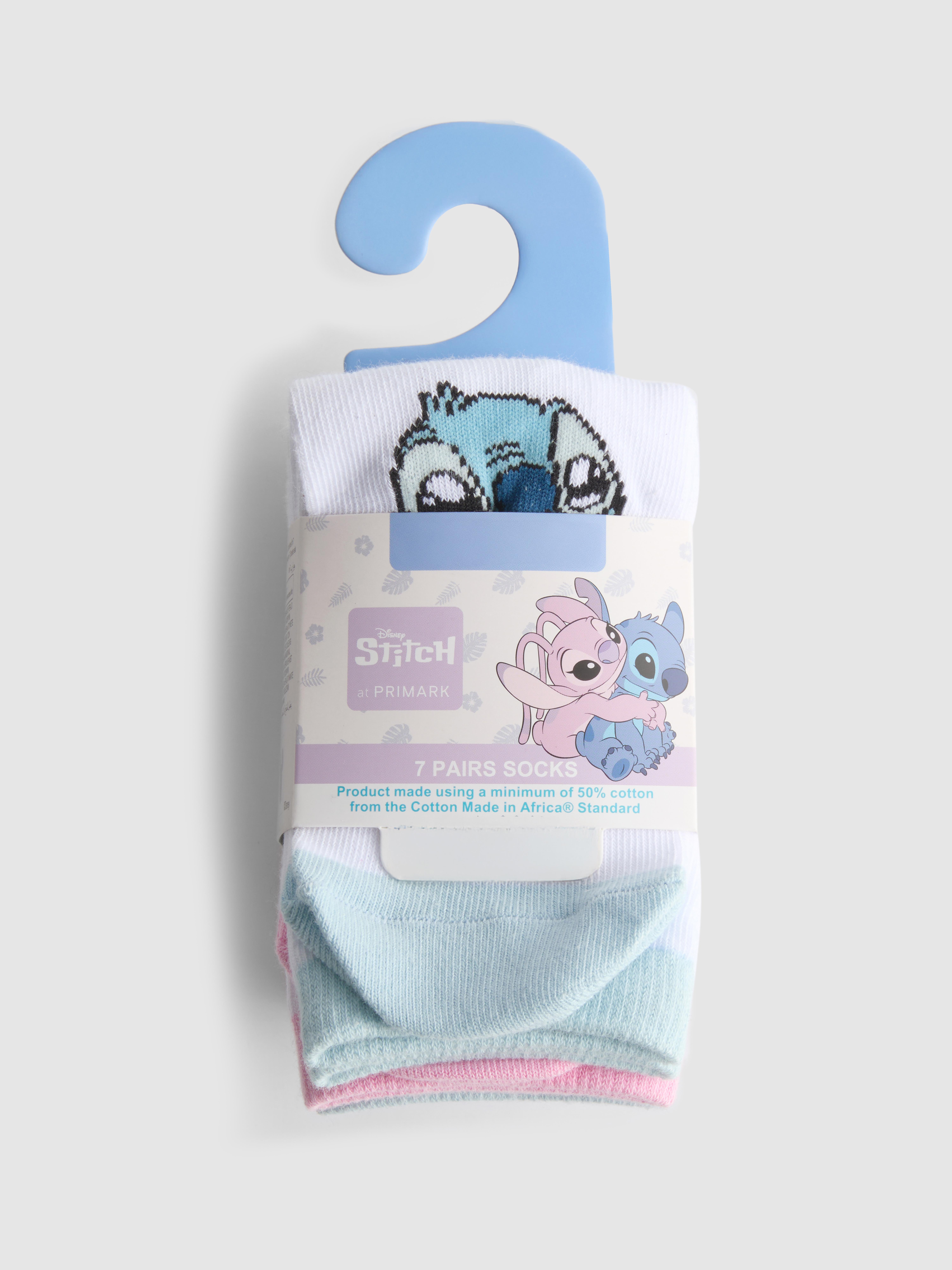 7pk Disney’s Stitch Ankle Socks