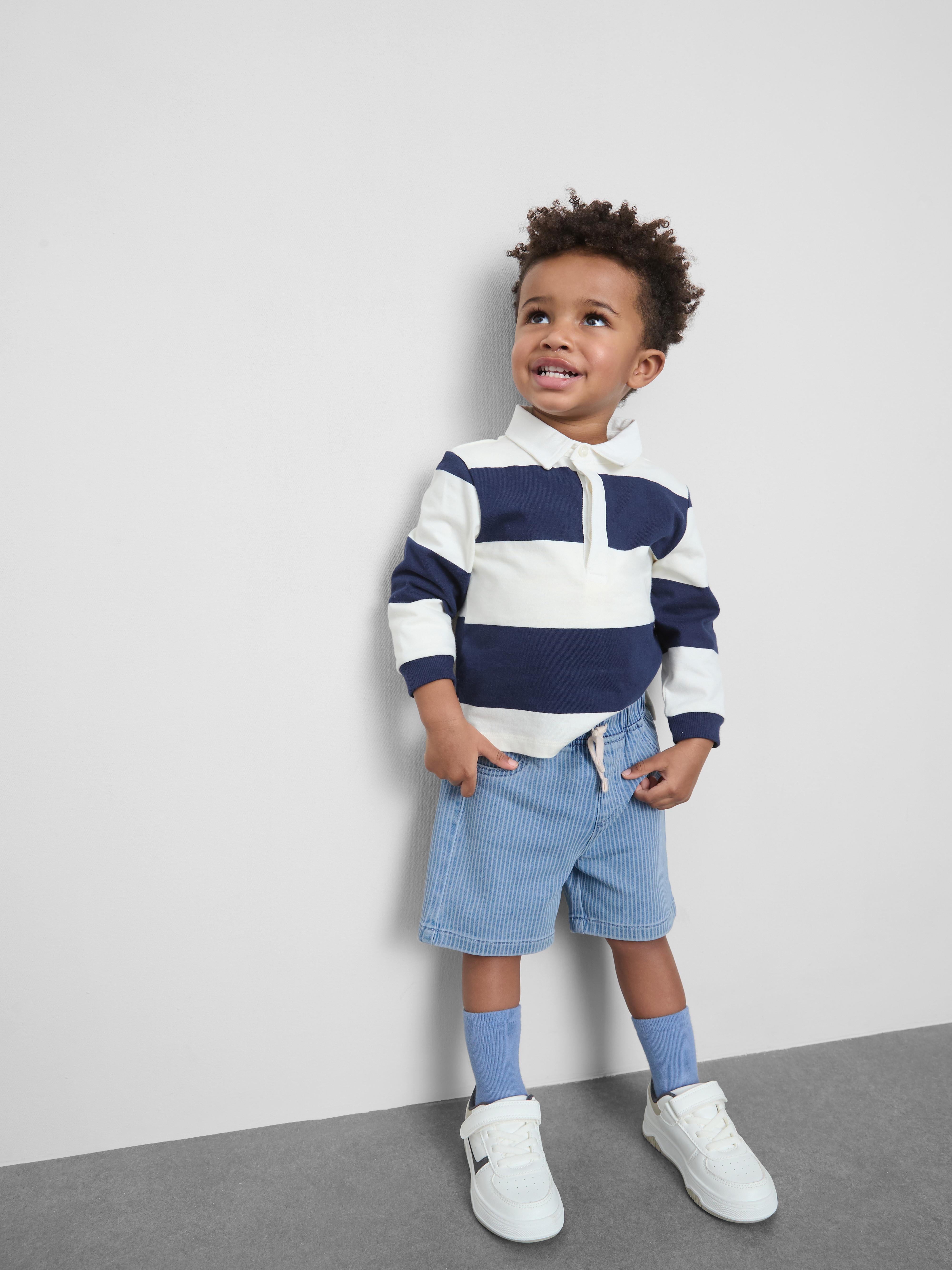 0-36mths | Denim Jogger Shorts