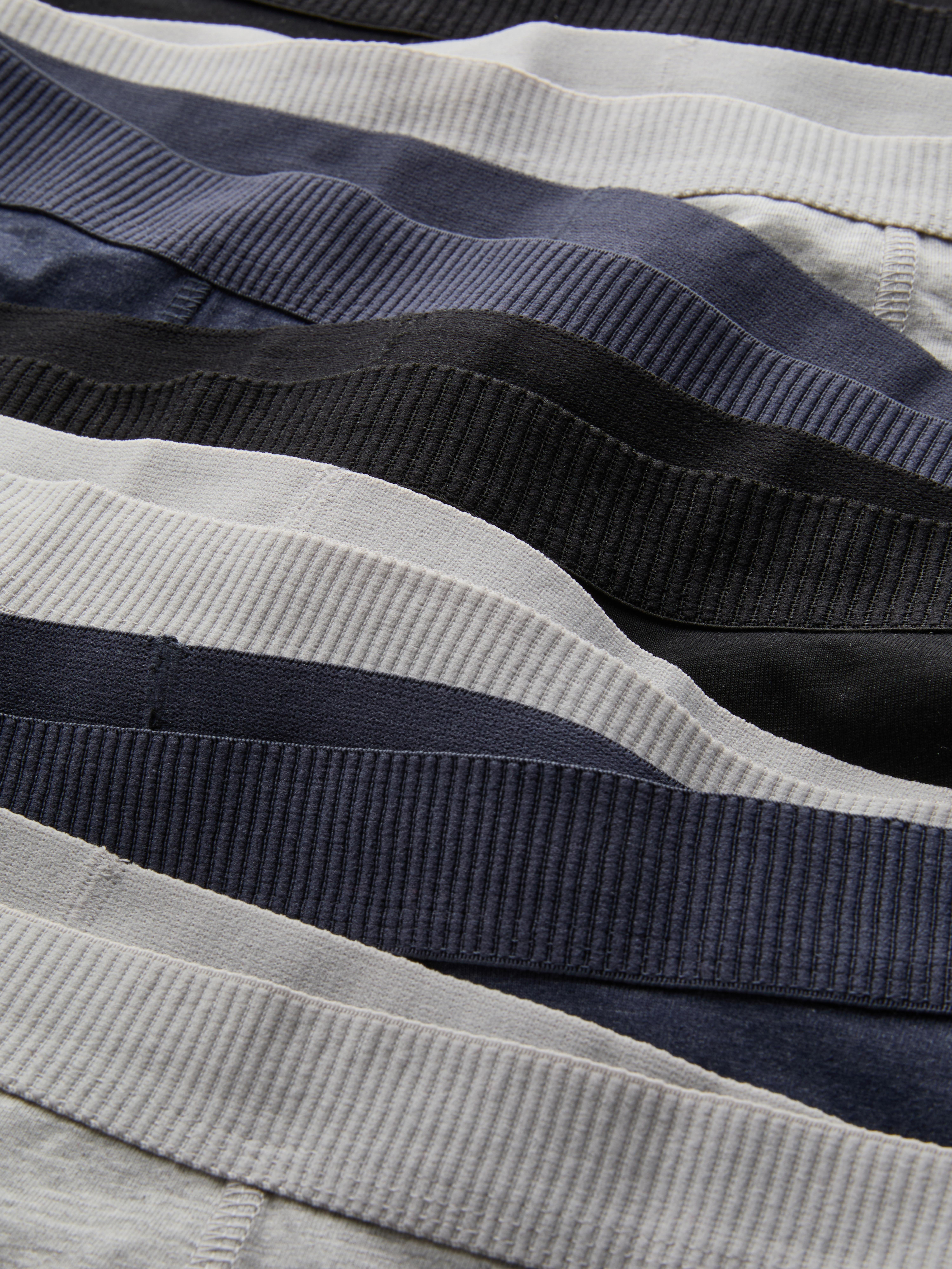7pk Elasticated Hipster Trunks